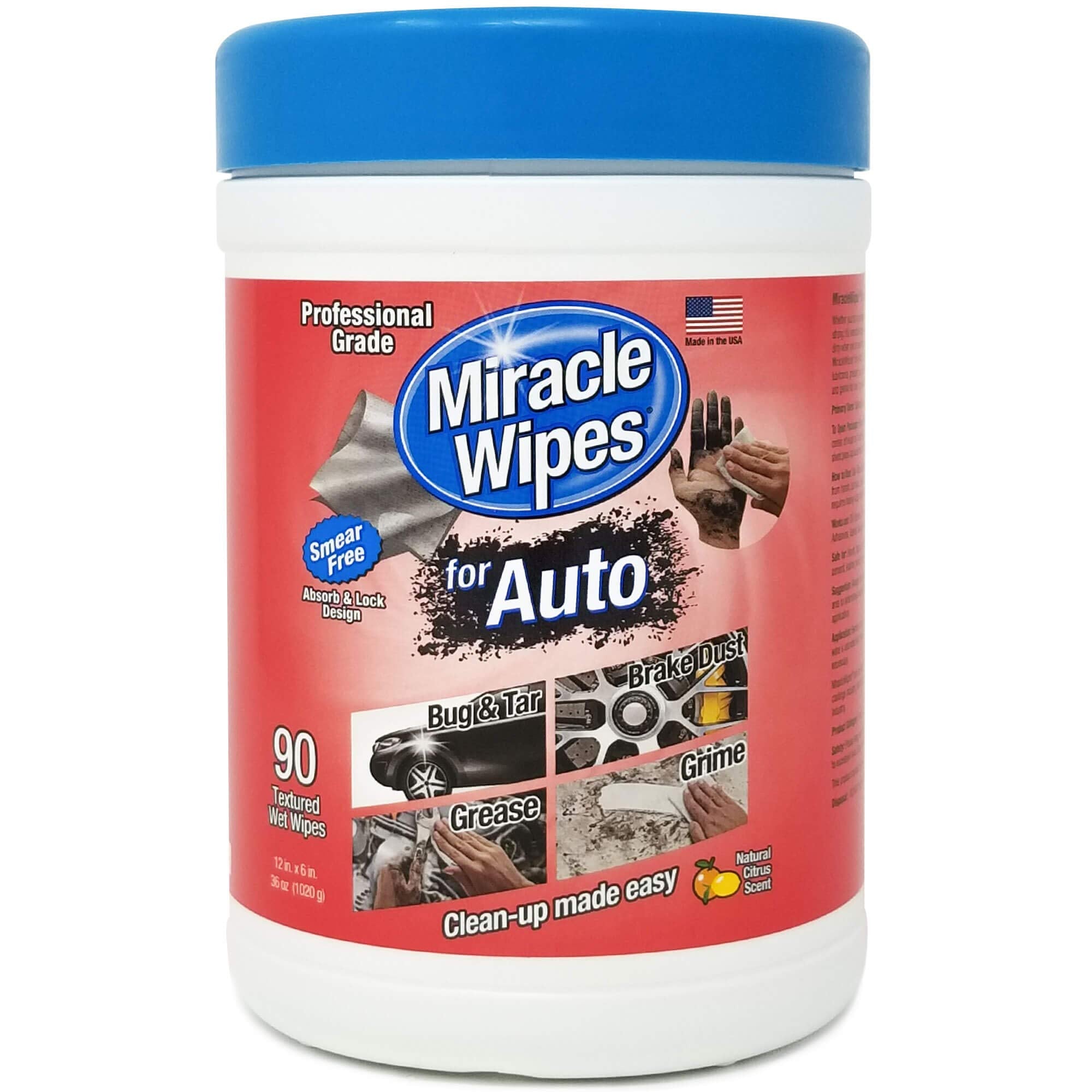 MiracleWipes for Automotive, All Purpose Cleaning Wipes for Hands, Auto Interior, Exterior MiracleWipes Au supplements