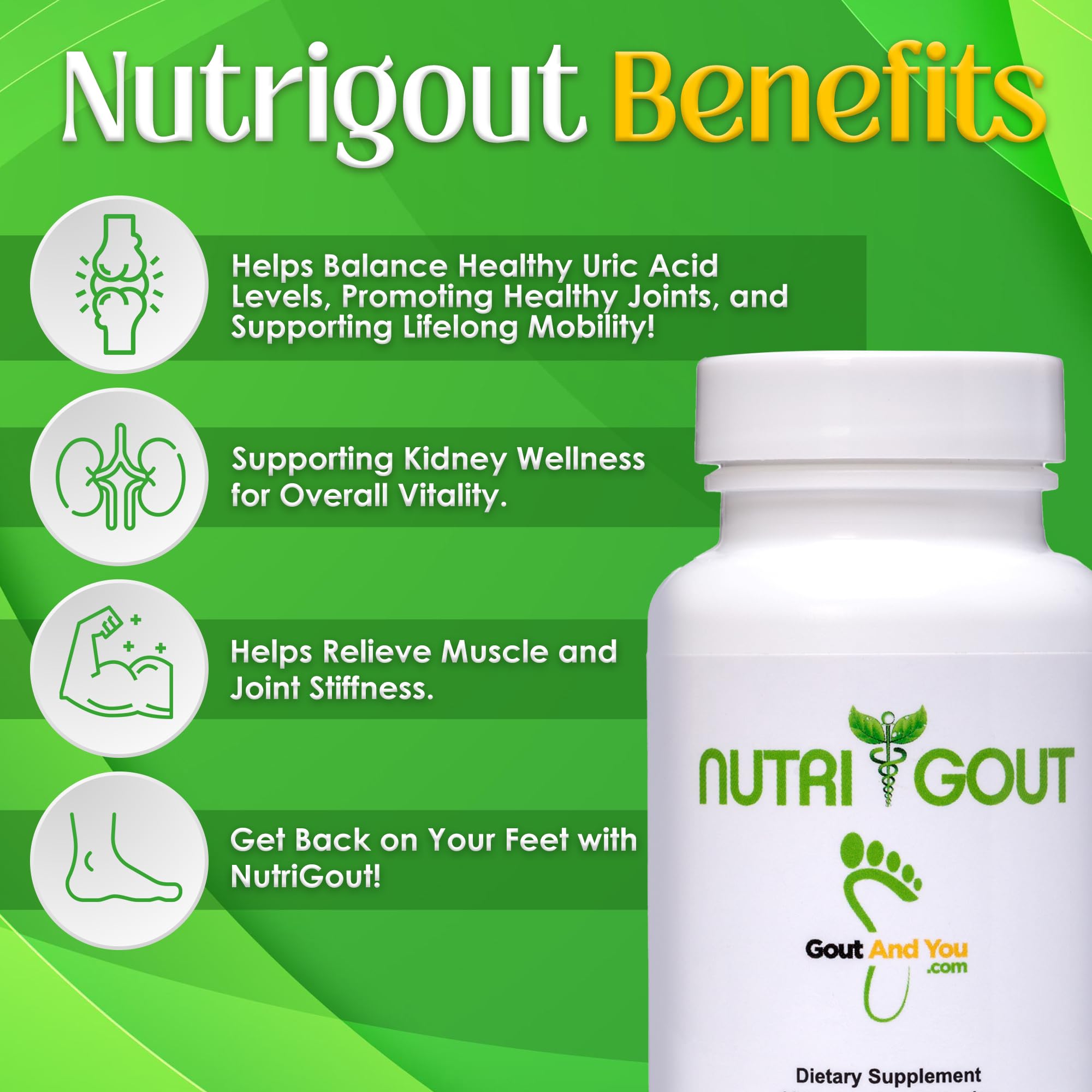 Nutrigout and Joint & Muscle Relief Cream Gout and You Au supplements