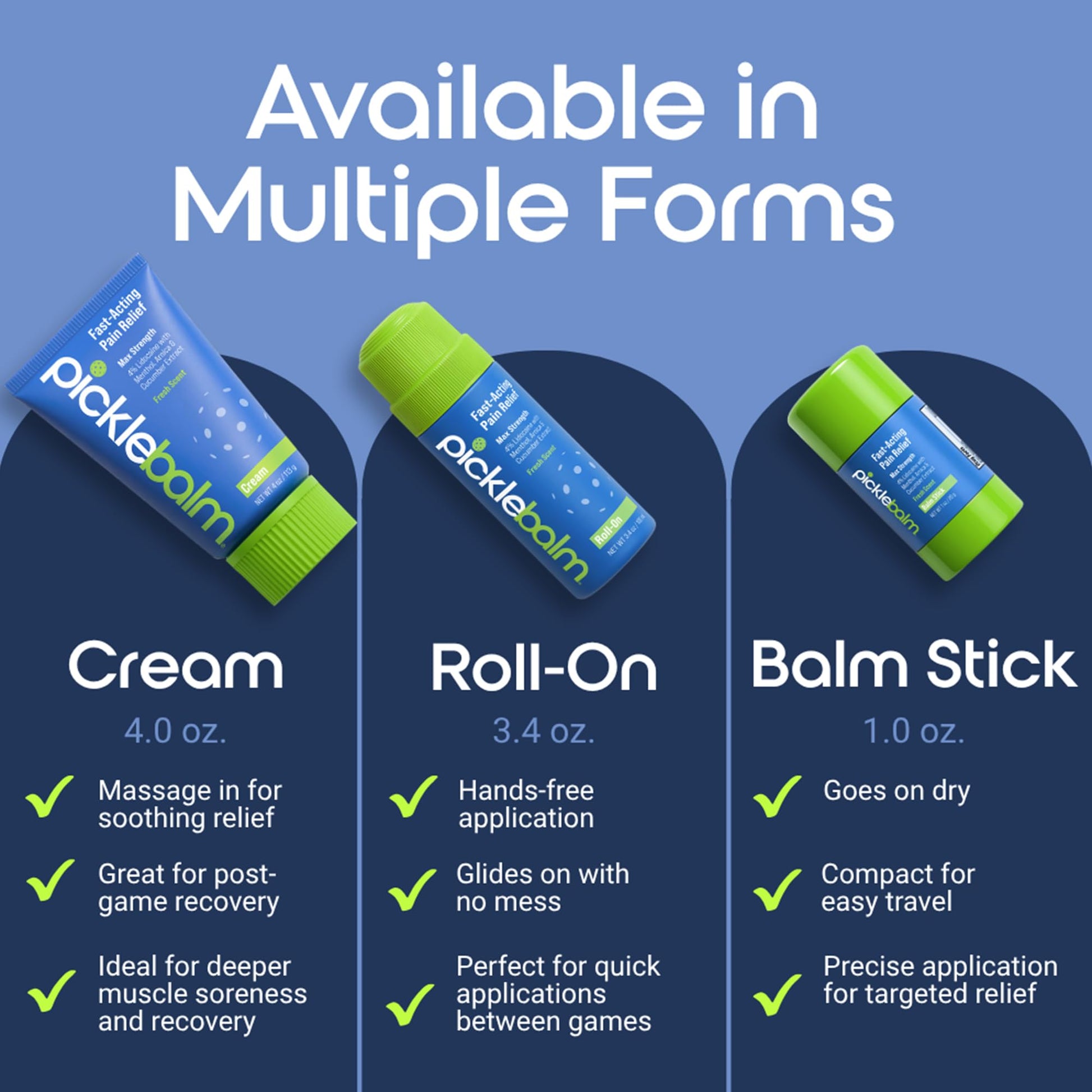 PickleBalm Pickleball Post-Game Muscle Pain Relief Cream with 4% Lidocaine, Arnica, Menthol, Cucumber Seed Extract for Shoulders, Knees, Wrists, and More, 4oz Cream PickleBalm Au supplements
