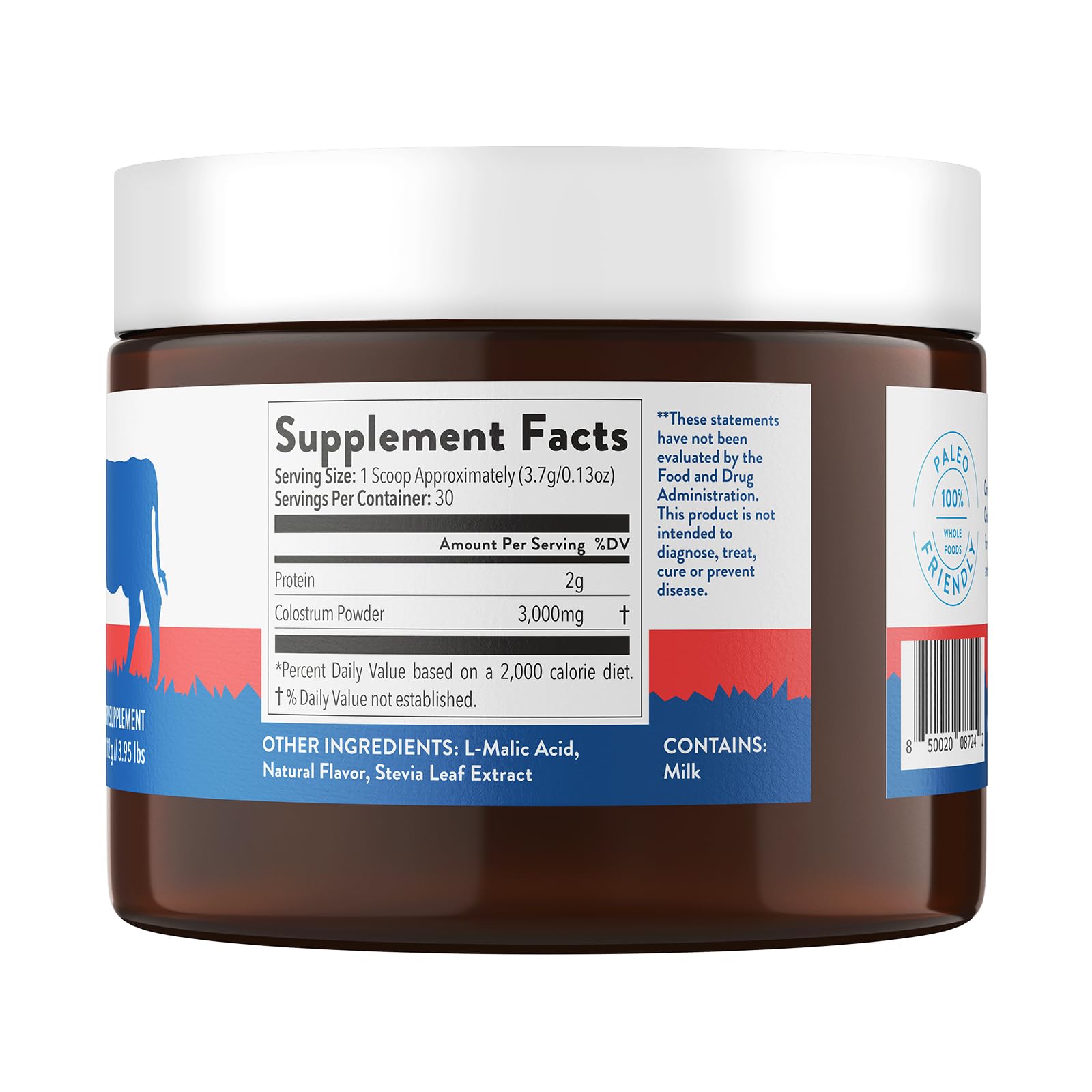 Equip Foods Core Colostrum - 100% Grass Fed Colostrum Powder 3,000mg, 40% IgG Equip Au supplements