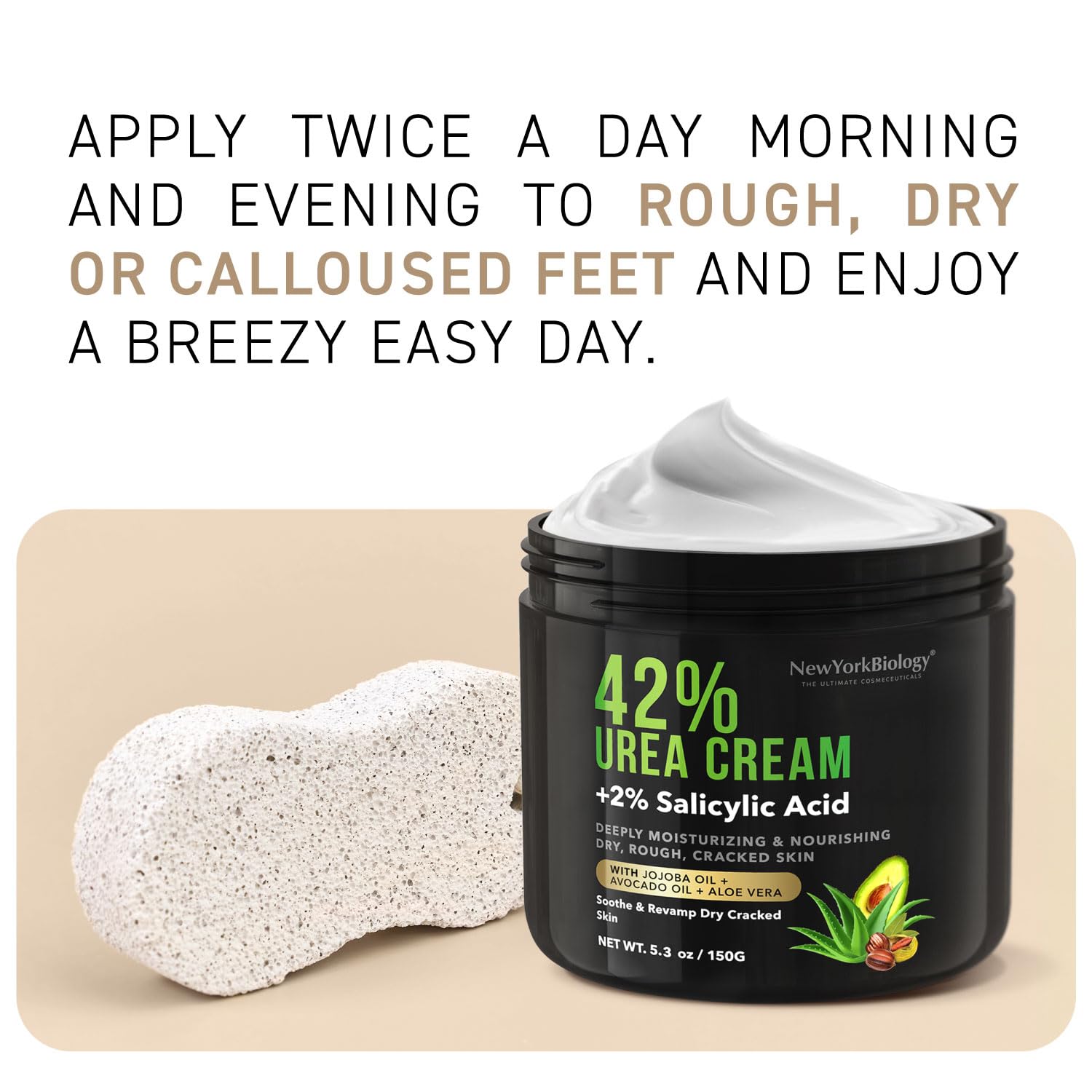 New York Biology 42% Urea Cream with 2% Salicylic Acid - Moisturizing Urea Foot Cream NEW YORK BIOLOGY THE ULTIMATE COSMECEUTICALS Au supplements
