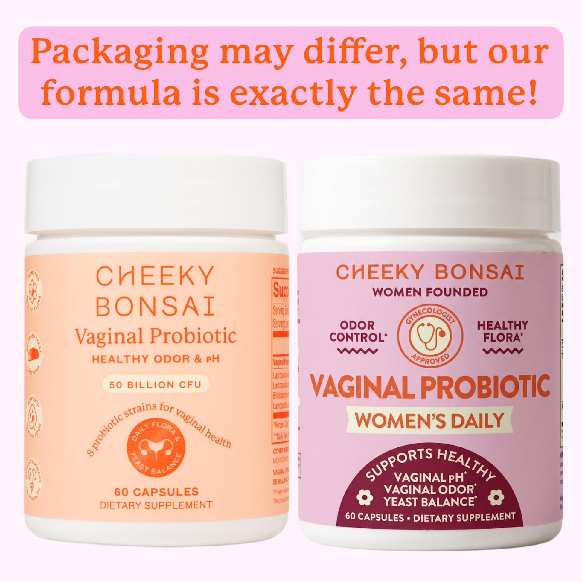 Cheeky Bonsai Vaginal Probiotic for Women pH Balance with Maximum Support 20 Billion CFU Probiotics - 8 Unique Strains for Her - Lactobacillus Blend - 60 Capsules Cheeky Bonsai Au supplements