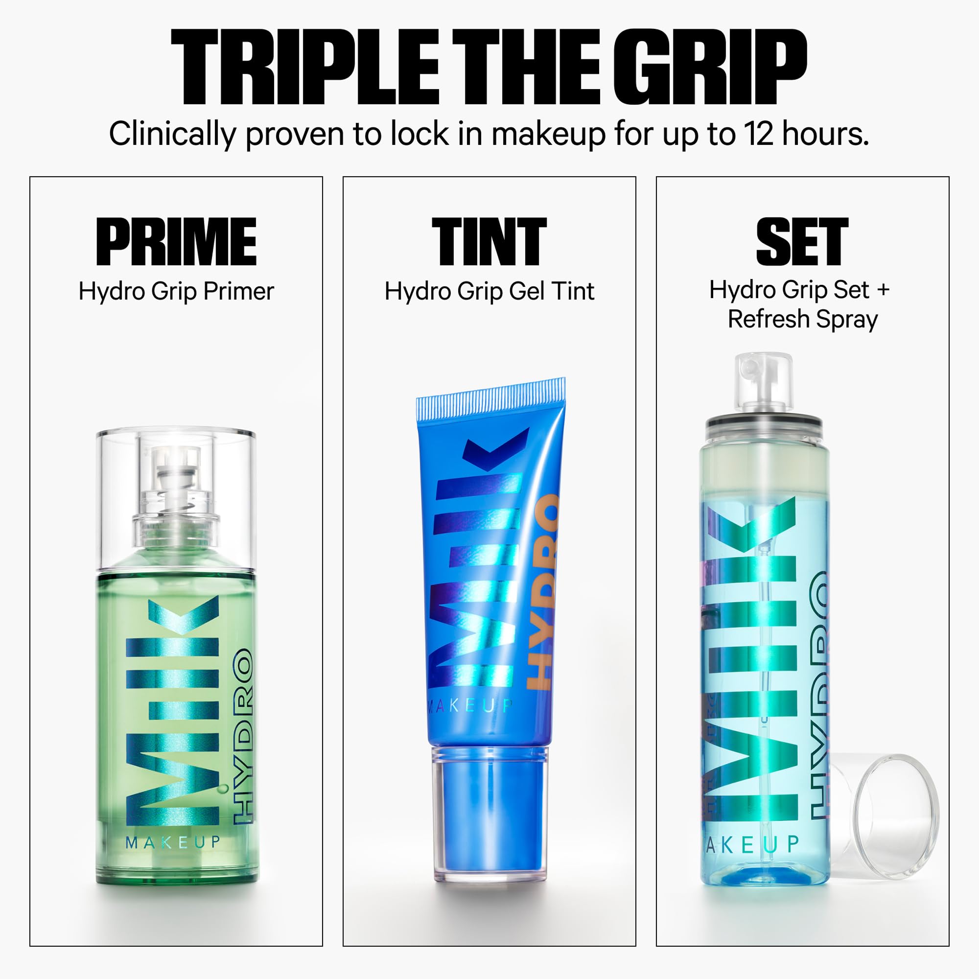 Milk Makeup Hydro Grip Primer with Hyaluronic Acid + Niacinamide – Hydrating Face Primer Grips Makeup for Up to 12 Hours – Silicone-Free, Lightweight Gel with Dewy Finish – 0.33 oz Milk Makeup Au supplements