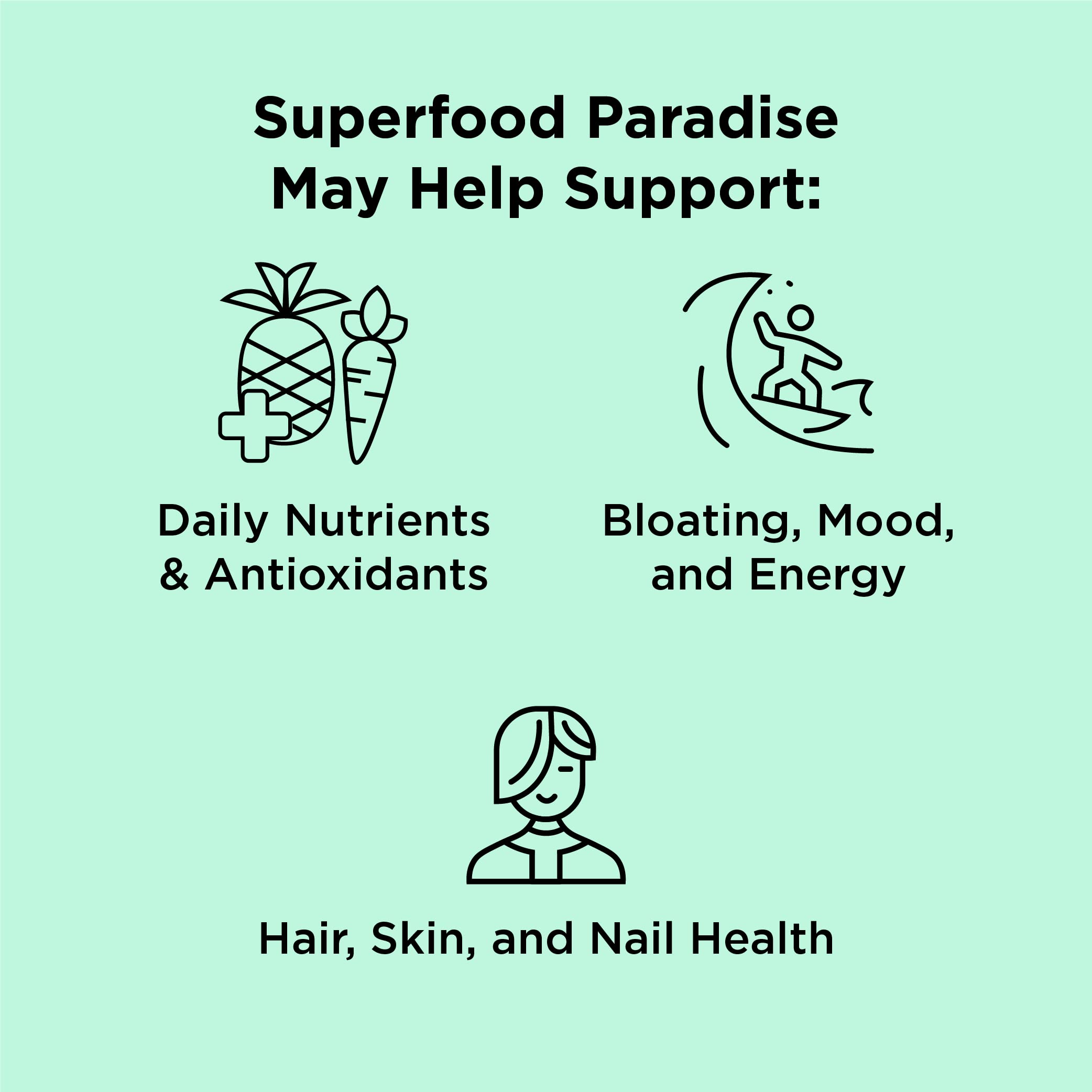 nbpure Earthy Andy Superfood Paradise, Mango Pineapple, 30 Servings nbpure Au supplements