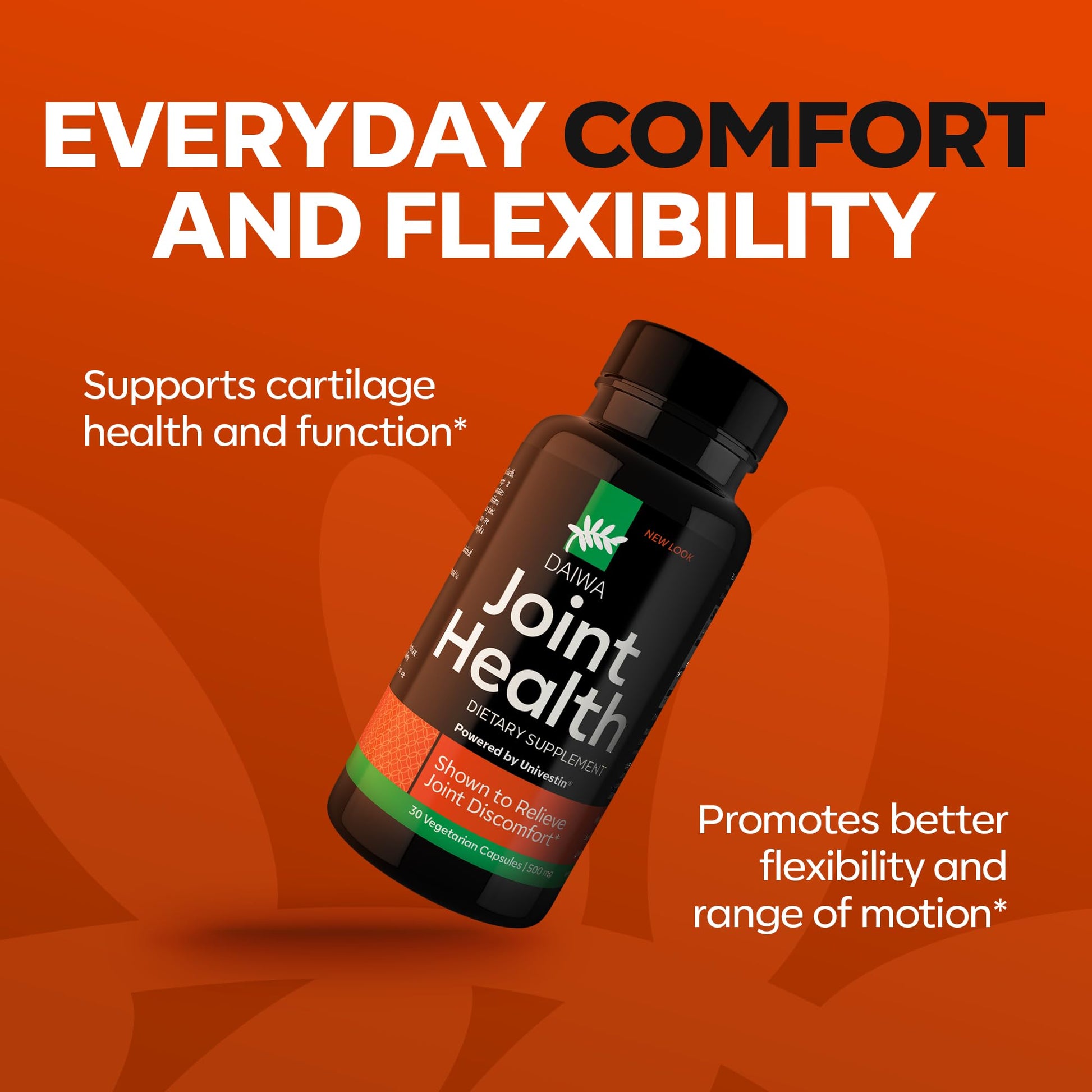 Daiwa Joint Health - Tendon and Ligament Supplements with Chinese Skullcap and Acacia Catechu - Traditional Plant-Based Formula for Active Lifestyles - Non-GMO, 30 Vegetarian Capsules Daiwa Health Development Au supplements