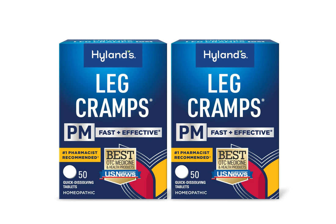 Hyland's Leg Cramps PM, Relief of Nighttime Leg, Calf, and Foot Cramps, 50 Quick-Dissolving Tablets 2-Pack (100 Total) Hyland's uk supplements