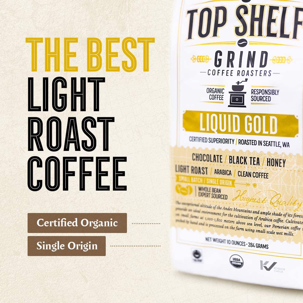 Organic Light Roast Whole Bean Coffee, The Best Espresso Beans from Peru Join Top Shelf Grind Au supplements