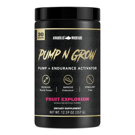 Anabolic Warfare Pump-N-Grow Muscle Pump Supplement Caffeine Free Pre Workout Anabolic WarfareAU supplements