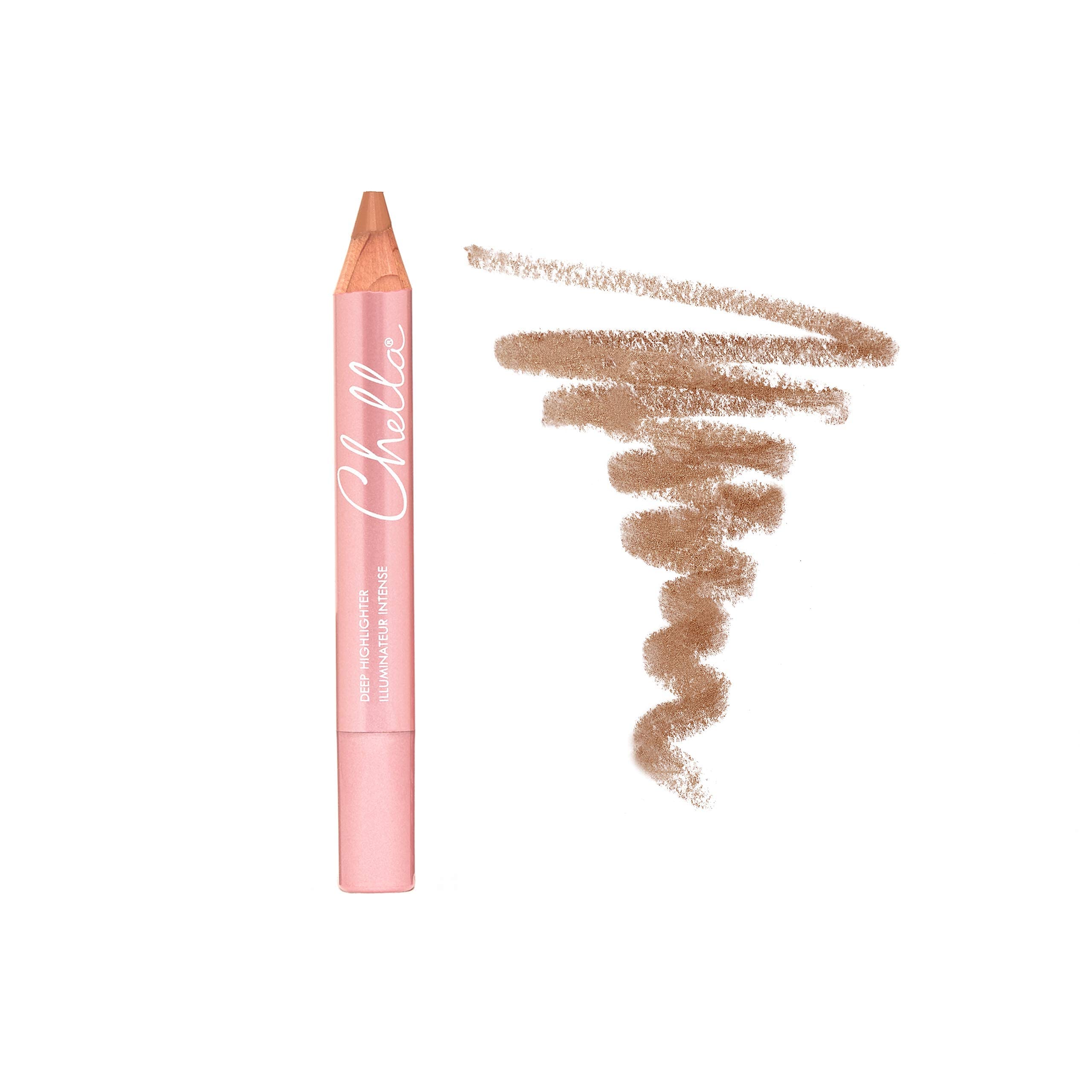 Chella Highlighter Makeup Pencil - Vegan, Cruelty Free, Paraben Free, Gluten Free - Use as a Highlighter, Concealer and Under Eye Liner (Deep Matte) Chella Au supplements