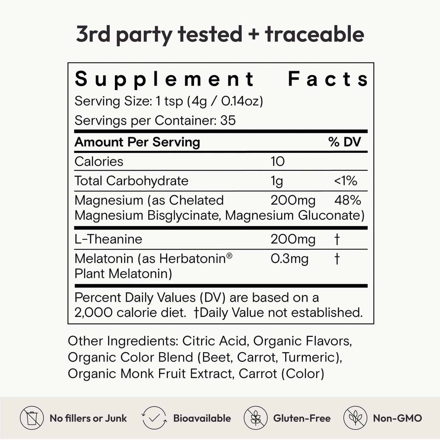 Moon Juice Sleepy Magnesi-Om - Sleep Supplement Powder with Magnesium Glycinate, L-Theanine & Plant-Based Melatonin, Sugar-Free Bedtime Drink Mix for Deep Sleep w/o Grogginess, Cherry, 35 Servings Moon Juice Au supplements