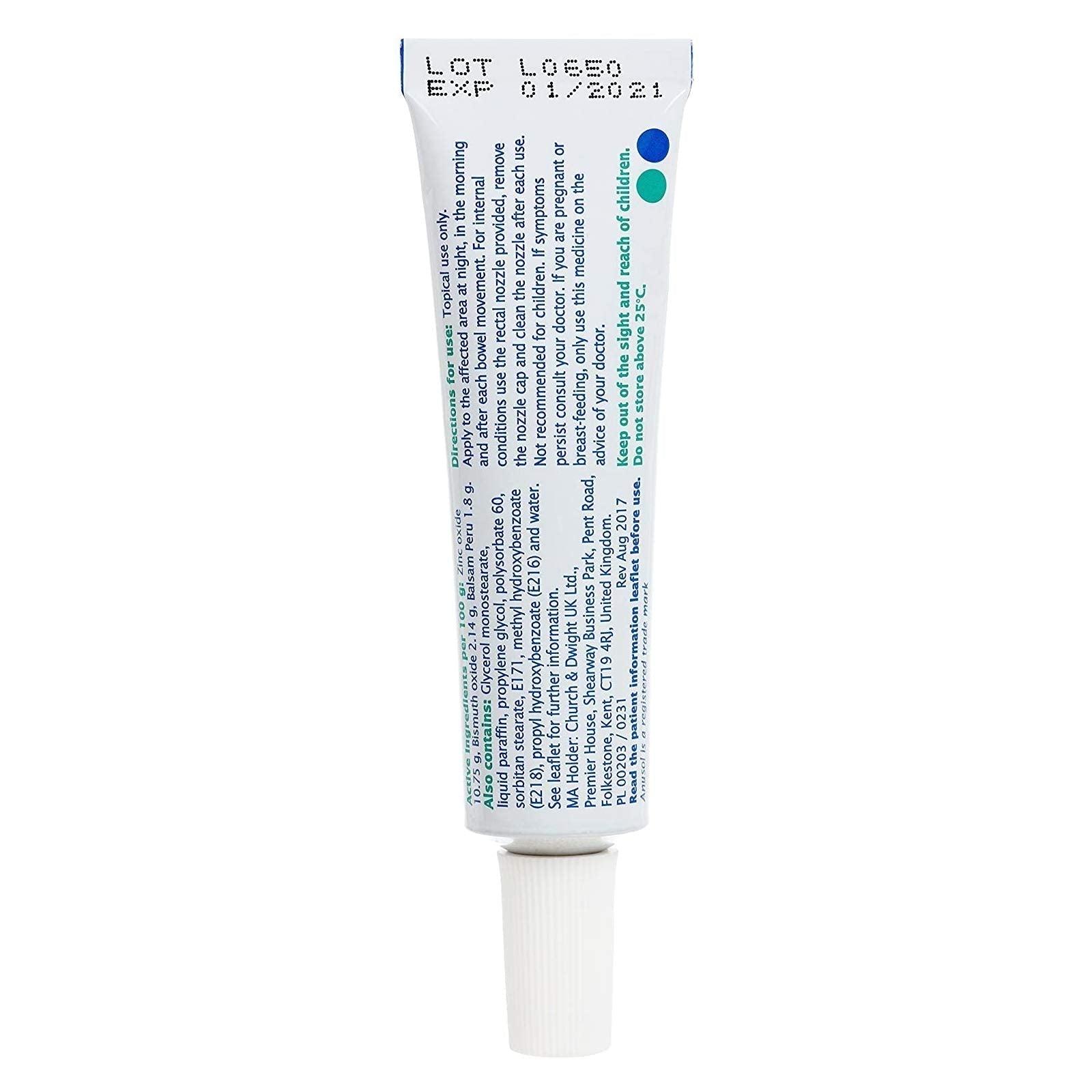 Anusol Cream Haemorrhoid Treatment 23G Anusol Au supplements