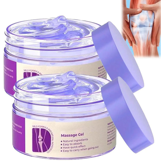 2PCS Soothing Relief Massage Gel, Joint Gel Purple Gel Cooling Activities Throughout The Body, Soothing Knees, Lumbar, Neck, Back, Shoulders, Hands, and Feet iaredonAU supplements