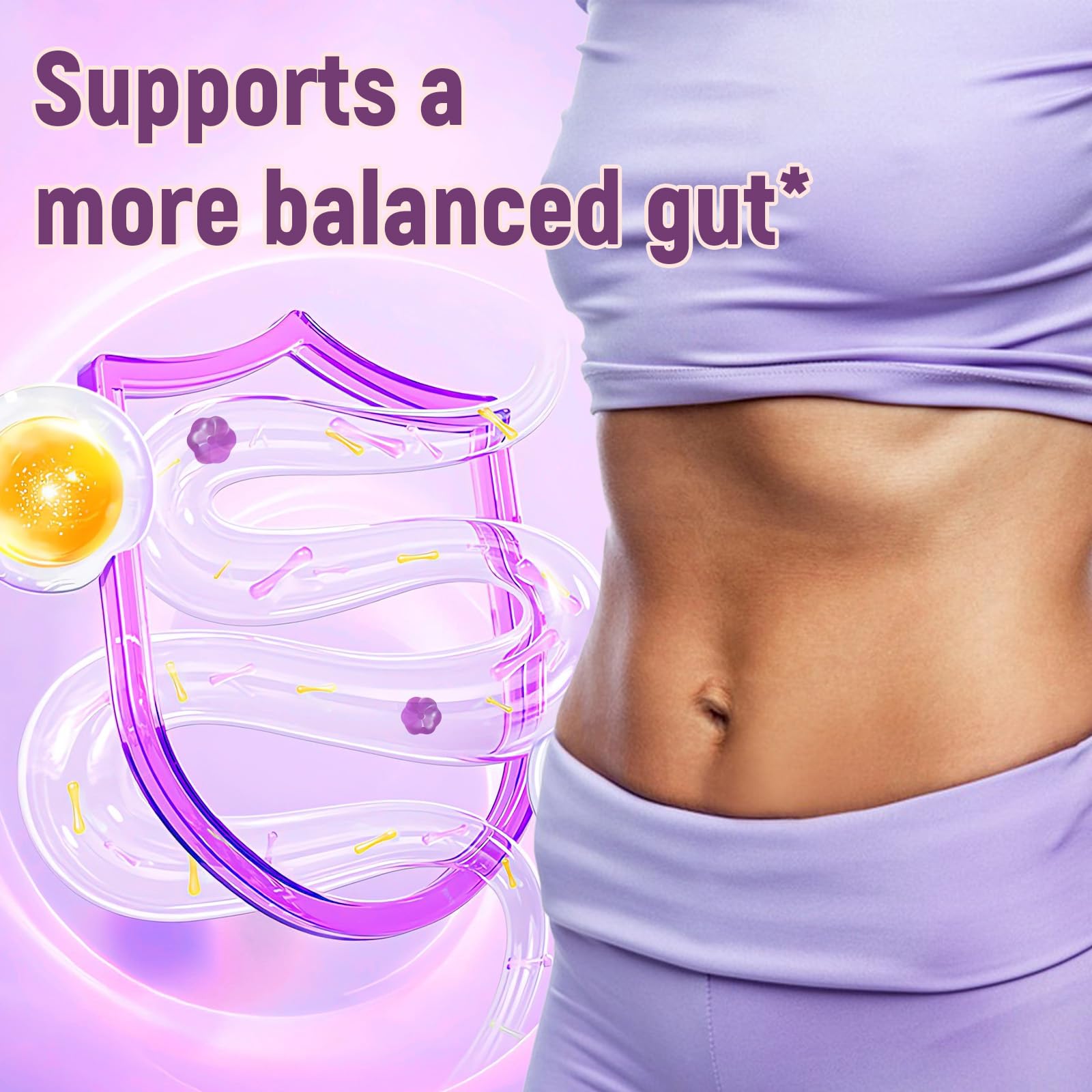 Migcopat 10G Fiber Gummies for Adults, No Sugar Added Grape Flavor, Fiber Supplement with 30 Billion CFU Probiotics Blend, ACV, Vitamin C, Inulin, Support Digestive Health, 90 Count Migcopat Au supplements