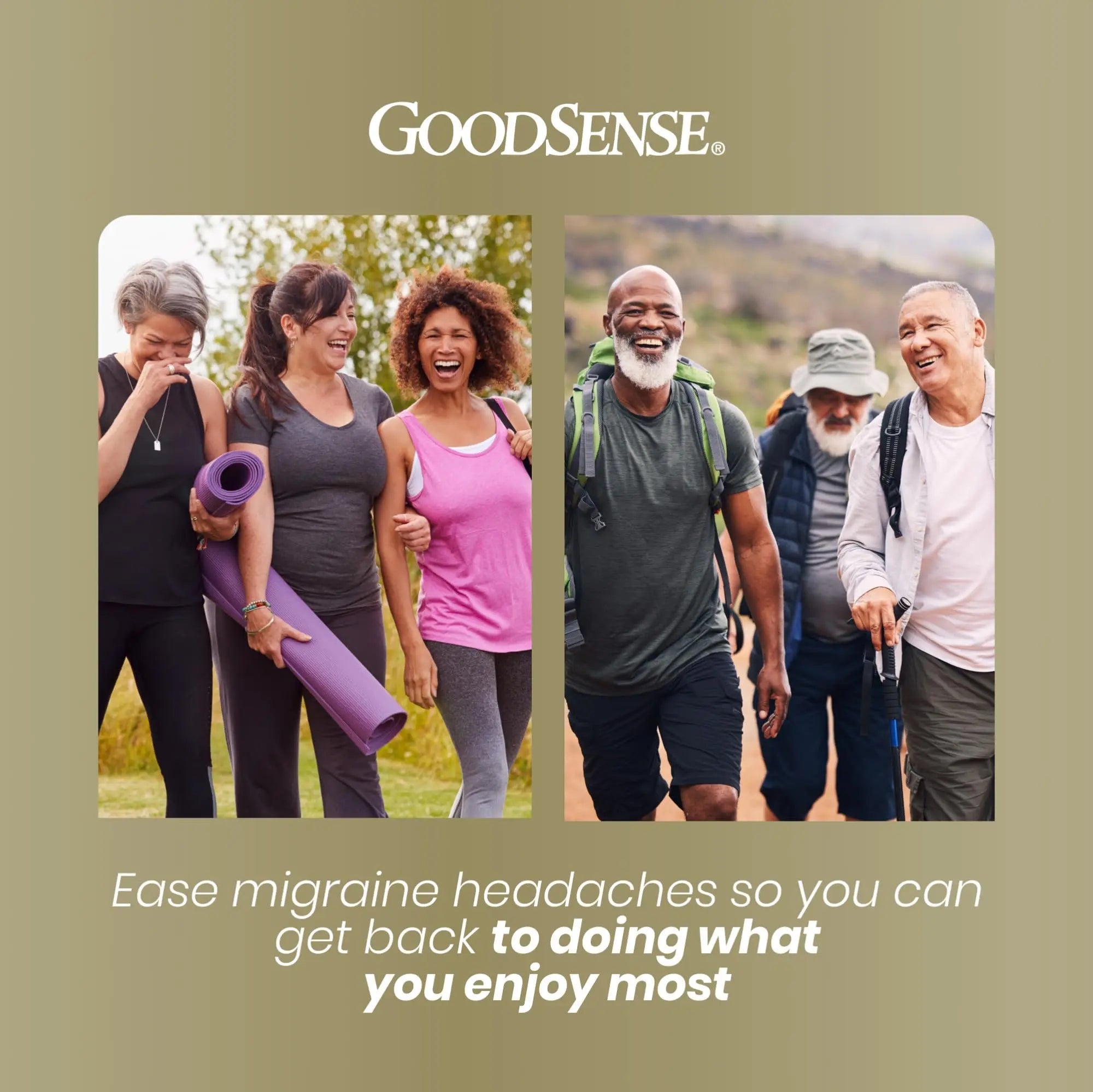 GoodSense Migraine Formula Caplets - Acetaminophen, Aspirin (NSAID) & Caffeine - Migraine Pain Relief, 24 Count GoodSense Au supplements