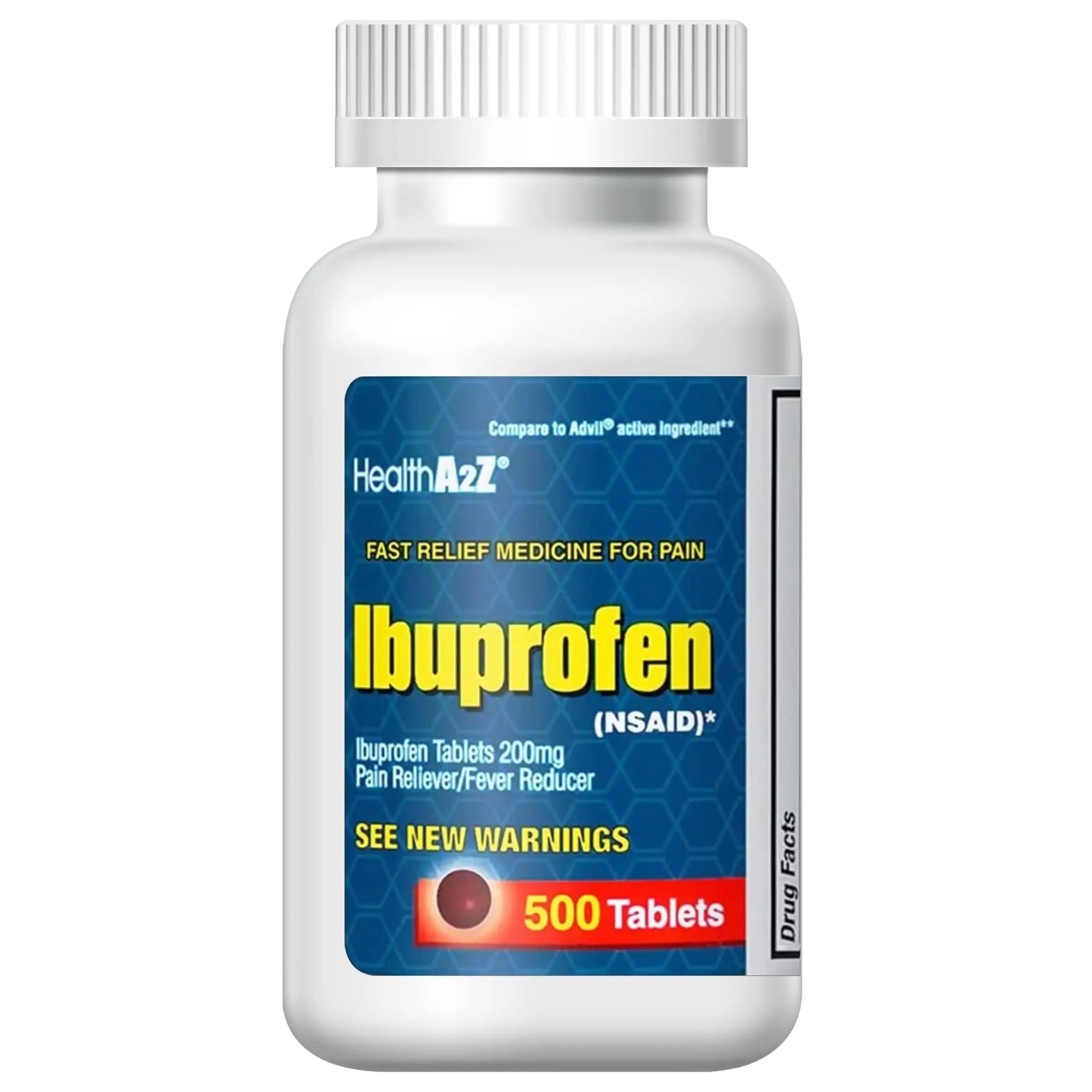 HealthA2Z Ibuprofen 200mg Tablets | Pain Reliever & Fever Reducer | 750 Total Tablets (250 Counts + 500 Counts) | Pain Relief for Headache, Muscle Pain, Joint Pain & Inflammation HealthA2Z Au supplements