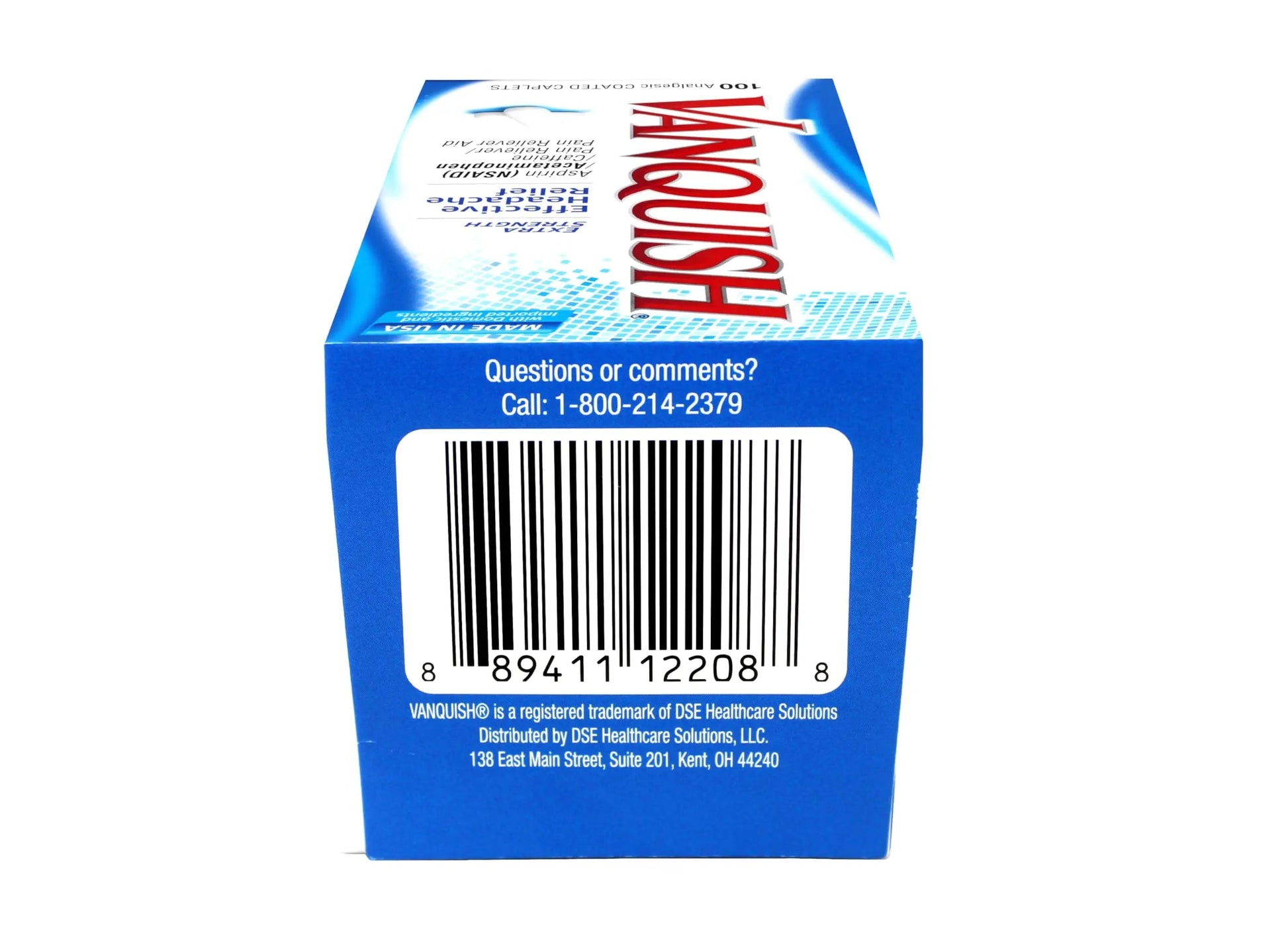 Vanquish Extra Strength Pain Reliever Caplets-100 ct. (Pack of 3) Vanquish Au supplements
