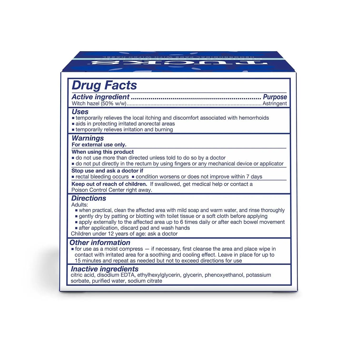 TUCKS Medicated Cooling Pads, 100 Count – Hemorrhoid Pads with Witch Hazel, Cleanses Sensitive Areas, Protects from Irritation, Hemorrhoid Treatment, Medicated Pads Used by Hospitals TUCKS Au supplements