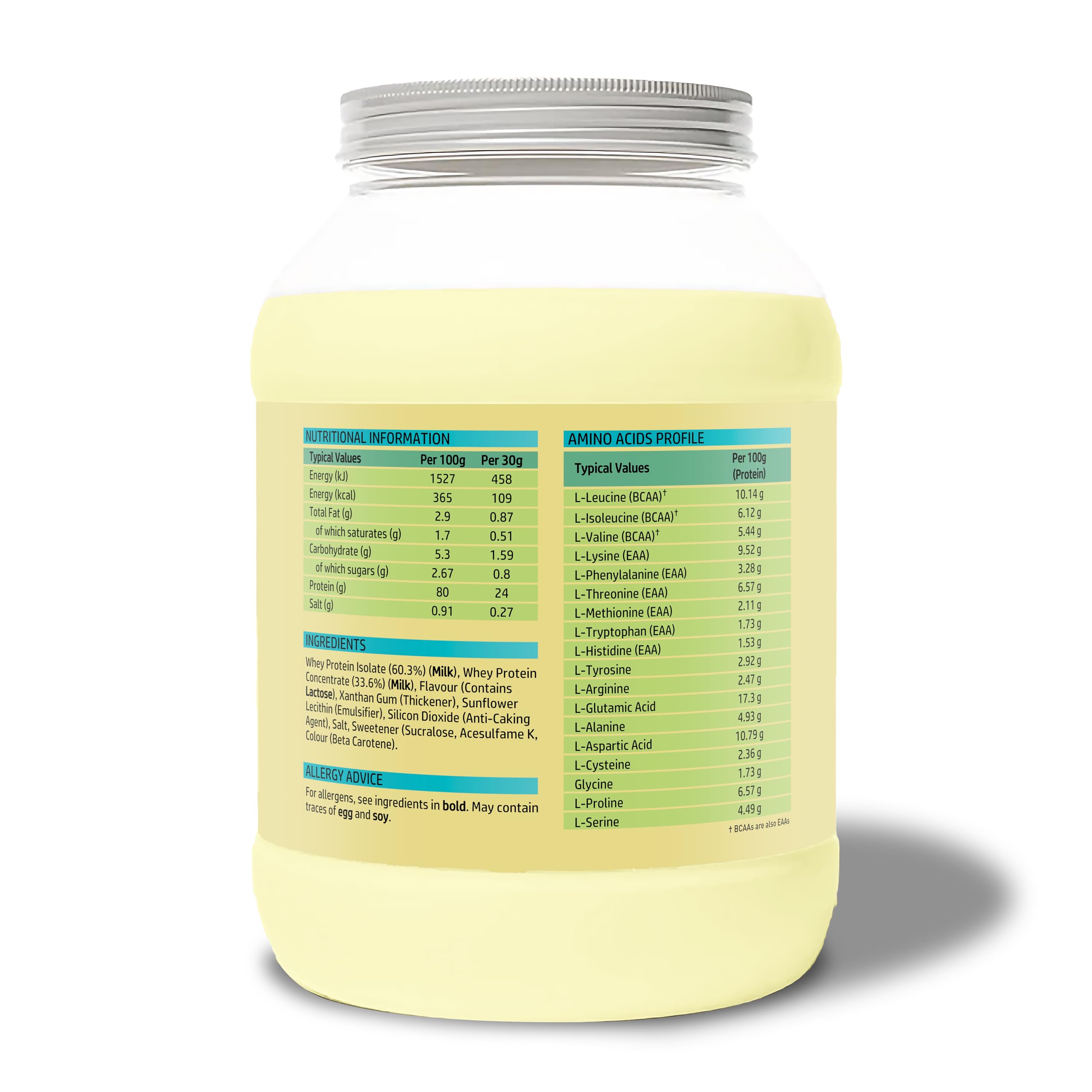 NutriVolv Whey Protein Isolate & Concentrate Powder | Vanilla Flavour 900g | 30 Servings NutriVolv Au supplements