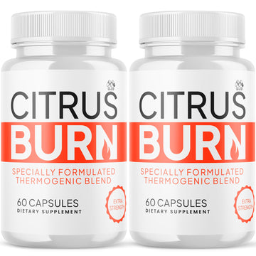 (2 Pack) Citrus Burn Capsules, Official CitrusBurn Pills with All Natural Ingredients, Advanced Citrus Burn for Optimal Health & Wellness Support with Premium Vitamins for Women & Men (120 Capsules) MJO Au supplements