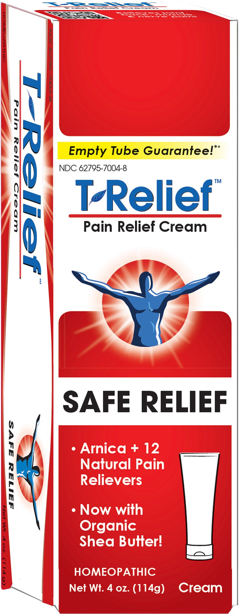 T-Relief Pain Relief cream,[114g] 4 oz MediNatura Au supplements