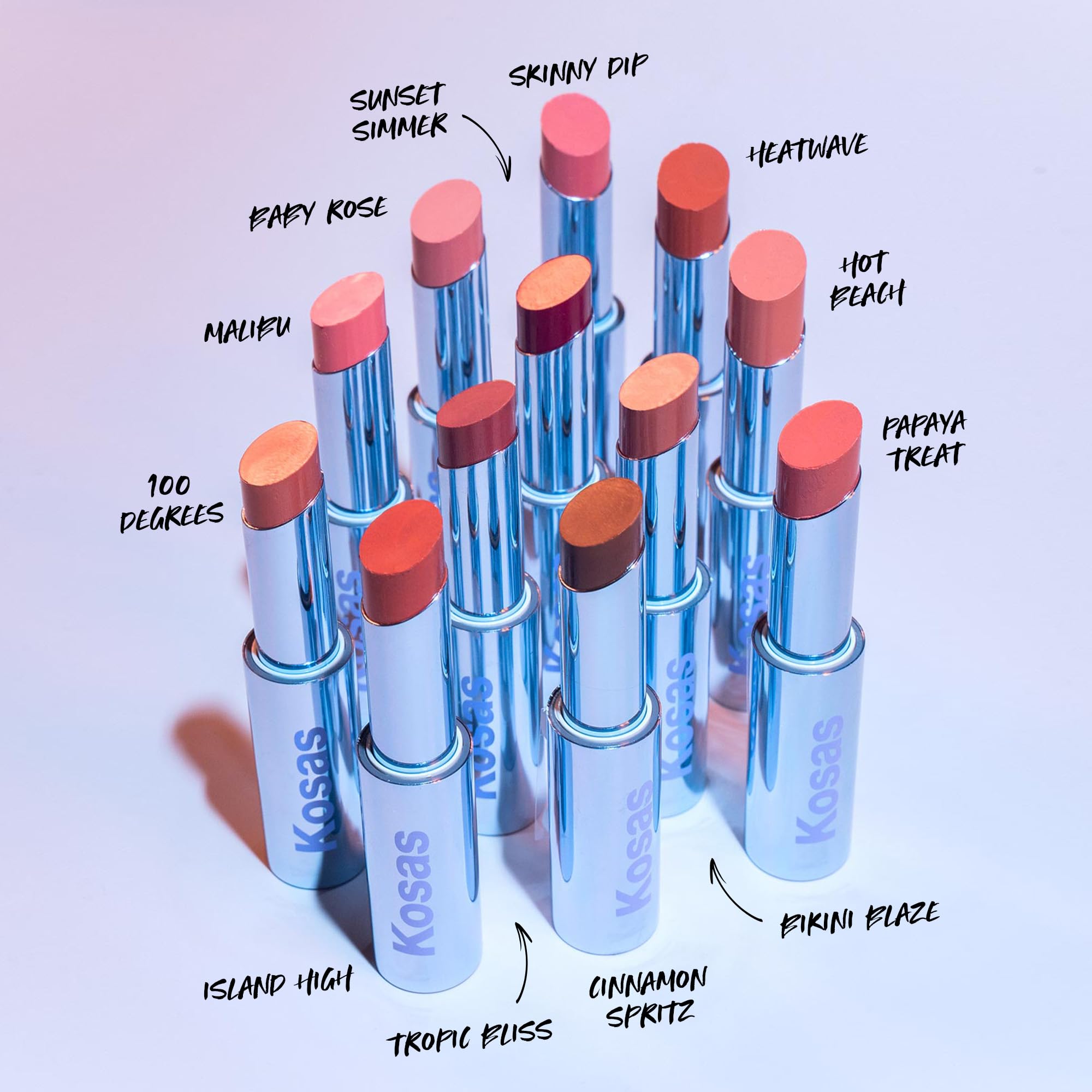 Kosas Wet Stick Moisturizing Shiny Sheer Lipstick with Ceramides, Hyaluronic acid, Peptides and Mango Butter - Soothes, Softens, and Moisturizes Lips – Malibu Kosas Au supplements