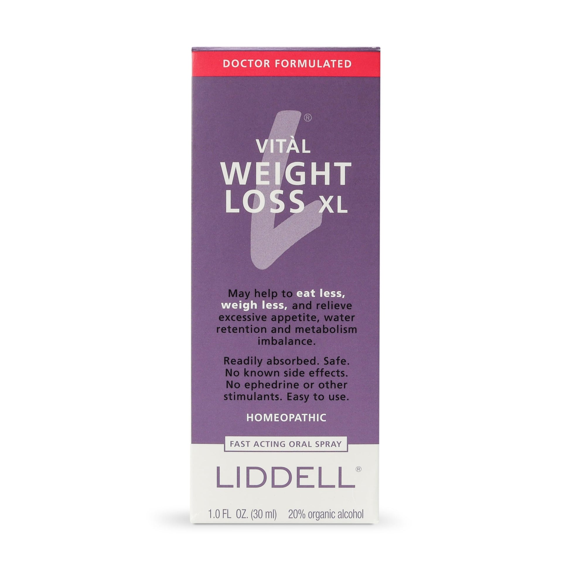 VITL Weight Loss XL Liddell Homeopathic 1 oz Liquid Liddell Au supplements