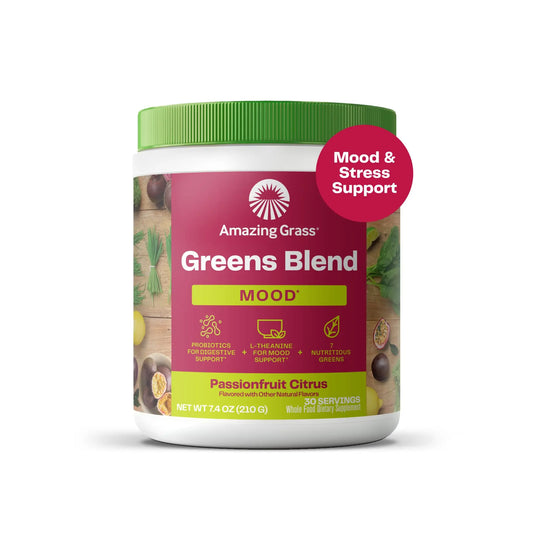 Amazing Grass Greens Blend Mood: Super Greens Powder Smoothie Mix for Mood, Relaxat Amazing GrassAU supplements