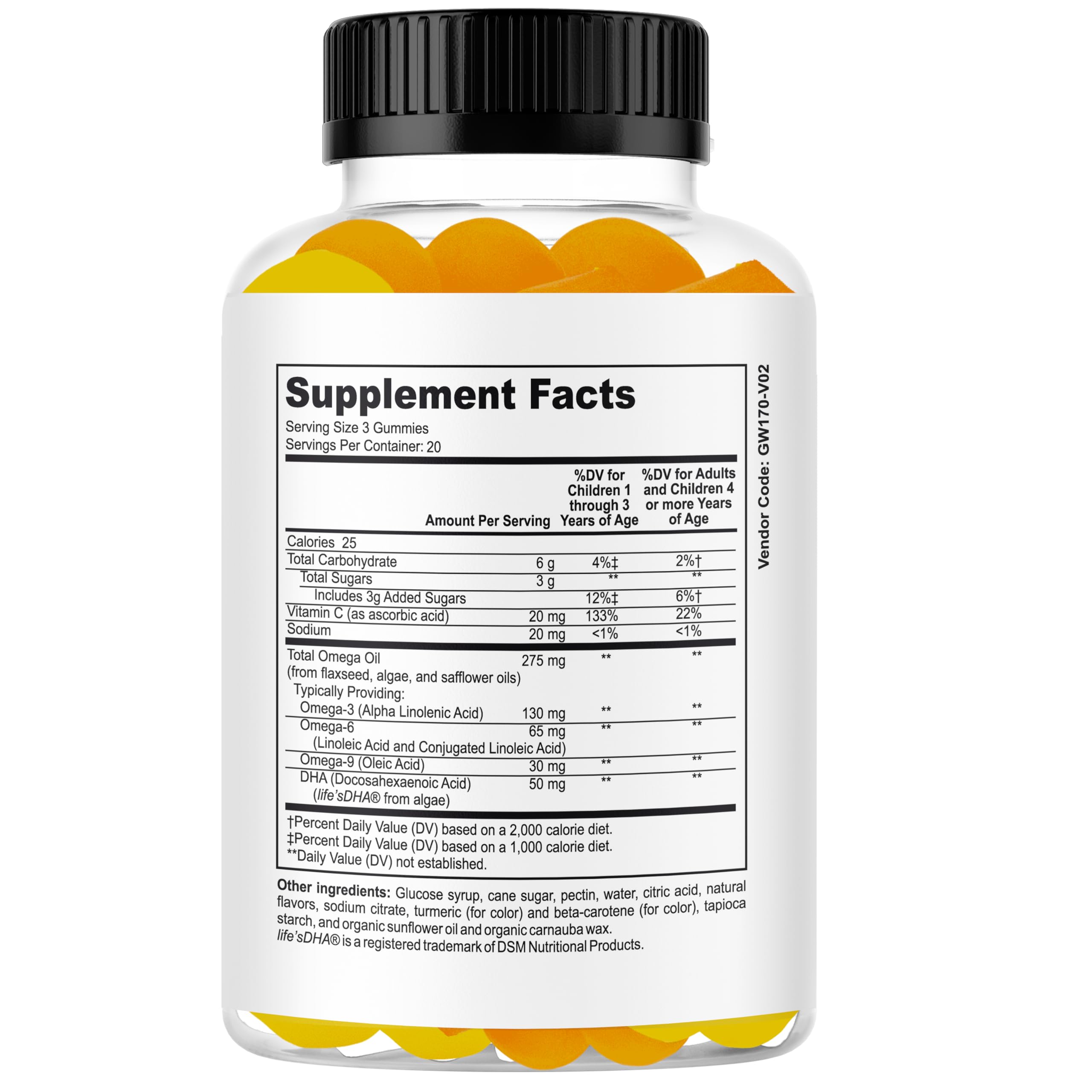 Celebrity Lifestyle Product Brain Support Focus Supplement for Kid and Teens Omega 3 Gummy Vitamin Memory and Attention, Brain Booster, Kid Focus Attention Supplement(1 Bottle) DHA 60ct Celebrity LifeStyle Product Au supplements