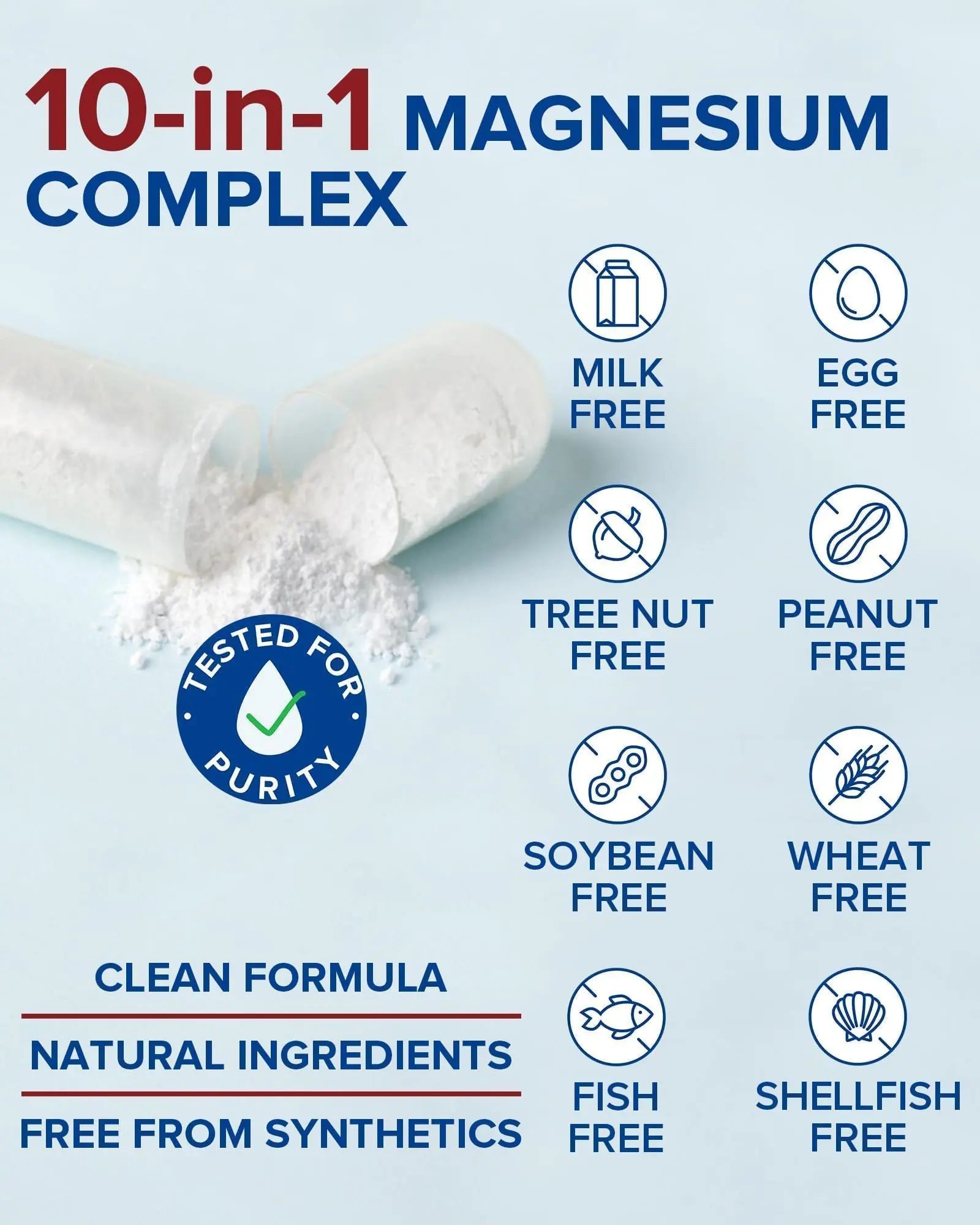 Terranics Magnesium Complex Supplement 420mg, 10-in-1 Full-Spectrum Formula, Glycinate, Citrate, Malate & More, Max Absorption, Bone and Heart Support, 120 Veggie Caps Terranics Au supplements
