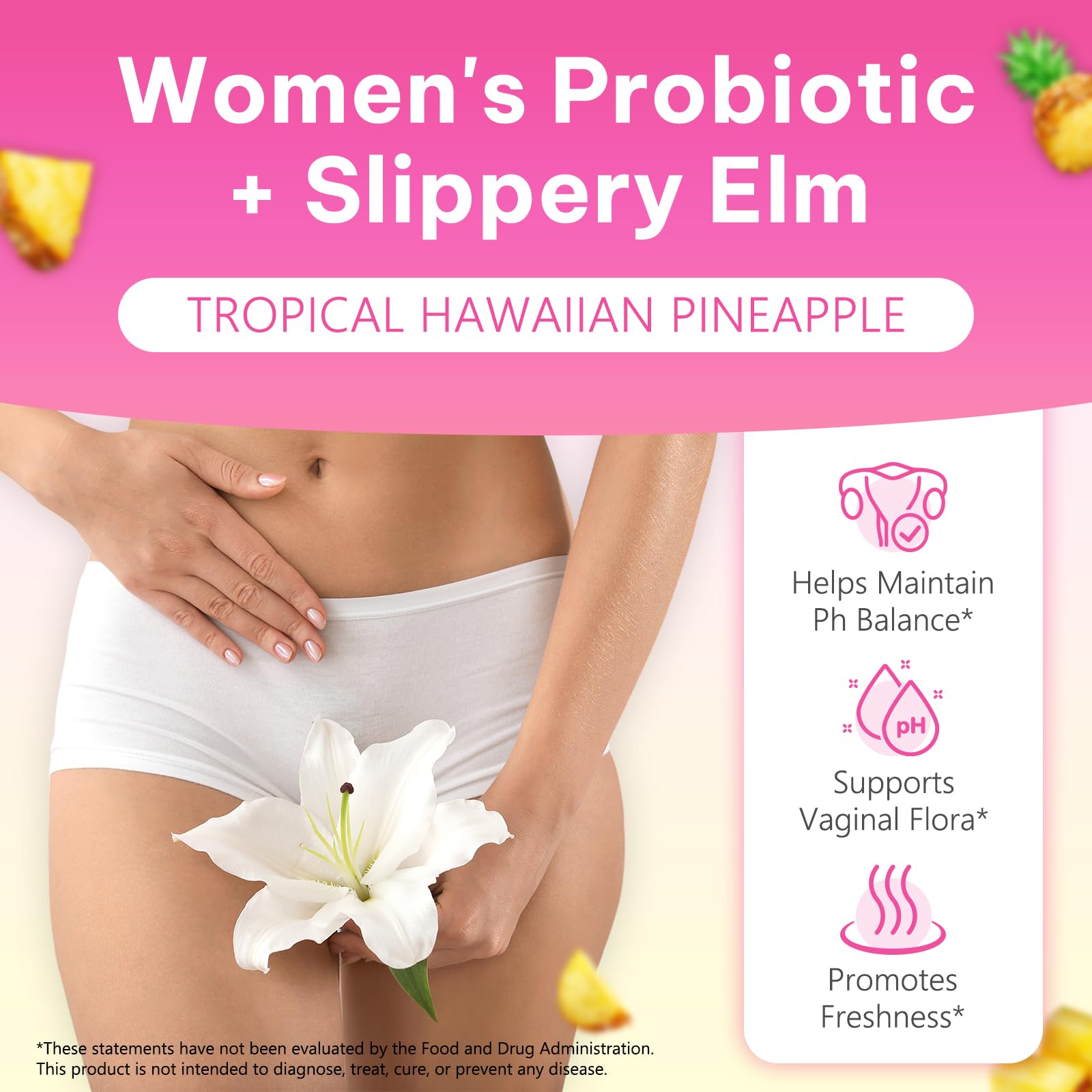 Beyxdu Probiotics for Women Gummies with Slippery Elm Feminine Balance Gummies for Women Vaginal Probiotics with Prebiotics & Lactobacillus Probiotic Blend Vaginal Odor & Vaginal Flora 120Gummy Beyxdu Au supplements