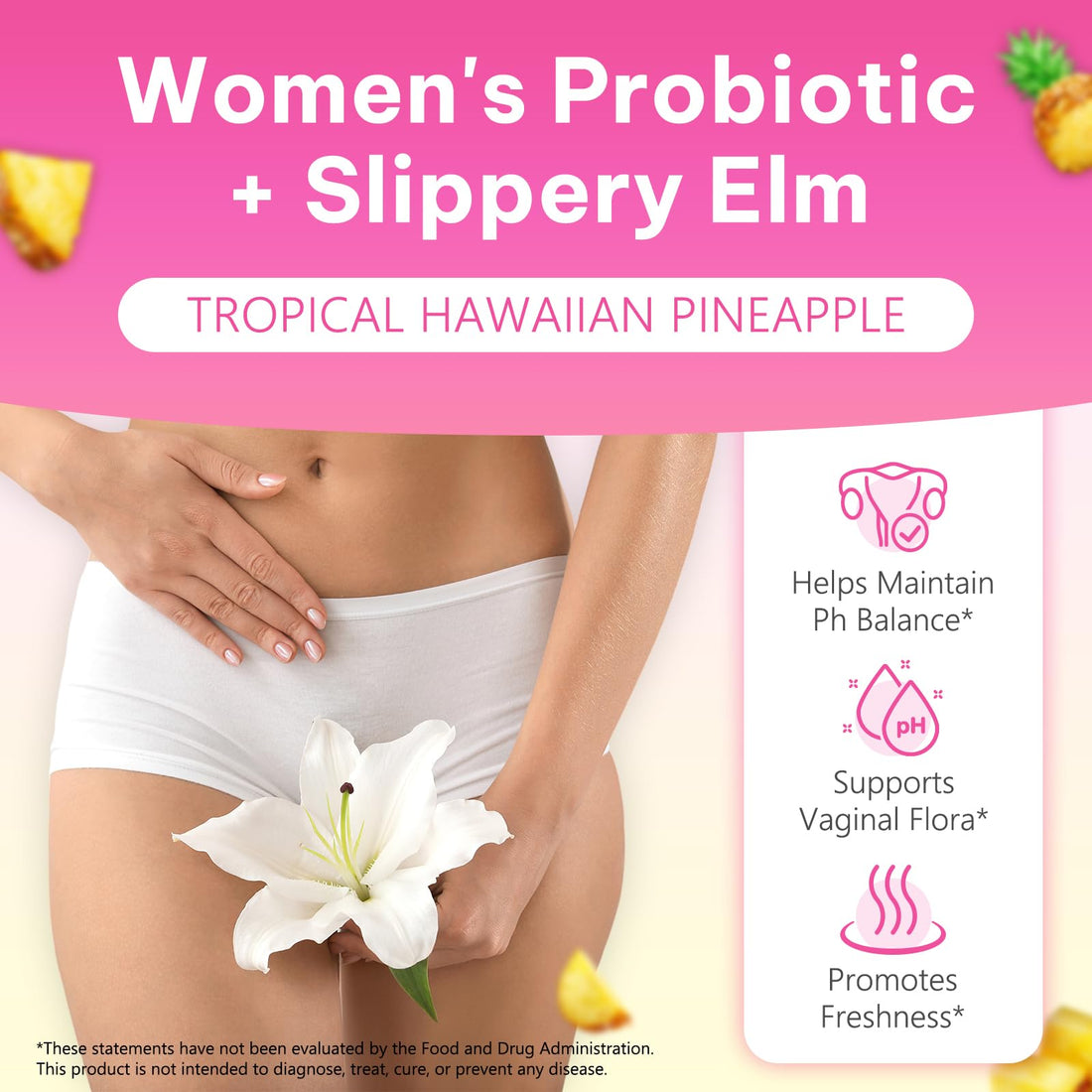 Onznoz Feminine Balance Gummies for Women, Vaginal Probiotics with Prebiotics & Lactobacillus Probiotic Blend, Supports pH Balance & Immune Health, Womens Probiotic Slippery Elm Onznoz Au supplements
