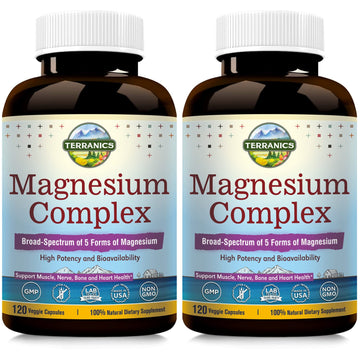 Terranics Magnesium Complex, Total 240 Capsules, Max Absorption, Glycinate, Citrate Terranics Au supplements