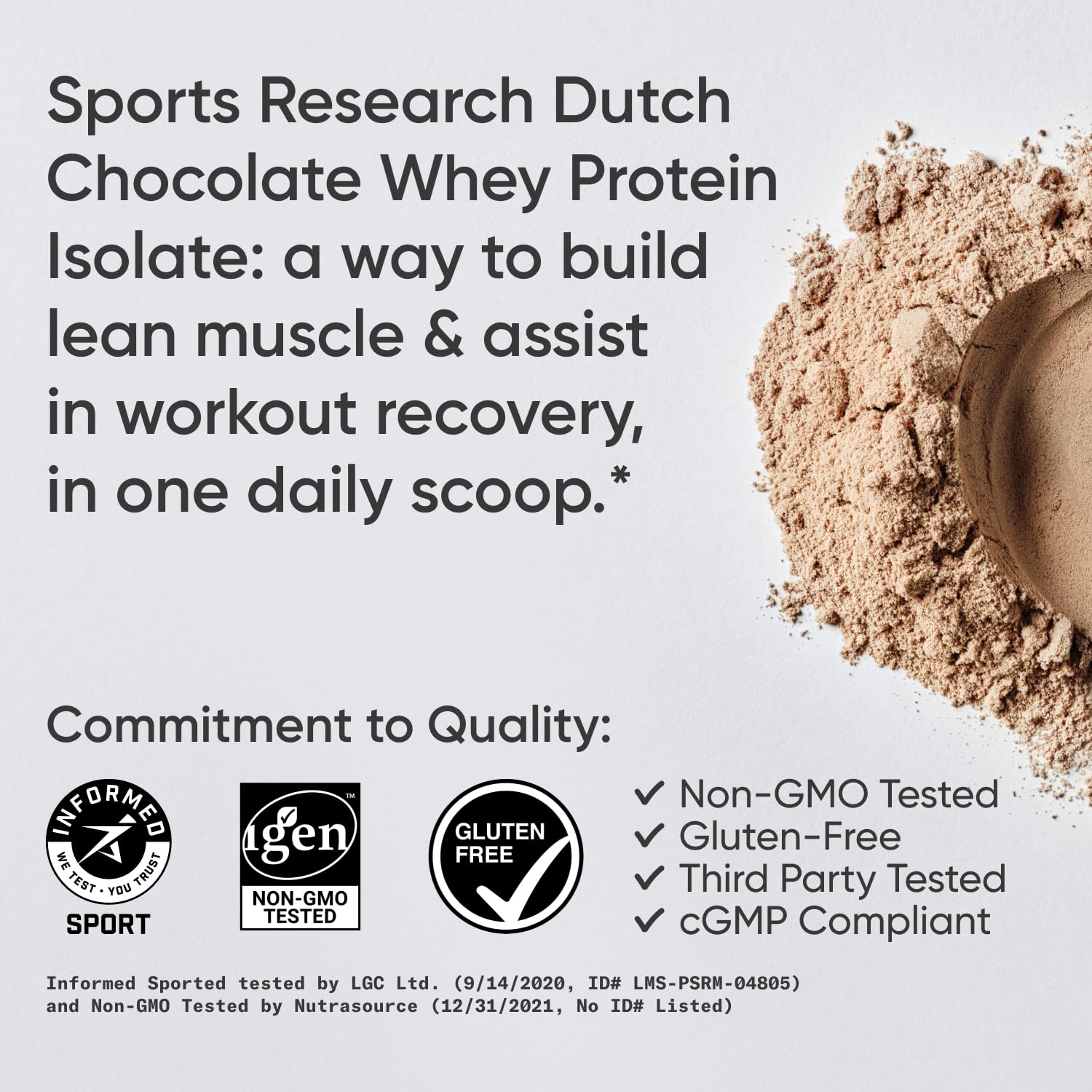 Sports Research Whey Protein Isolate - Sports Nutrition Protein Powder 25g per Serving Sports Research Au supplements