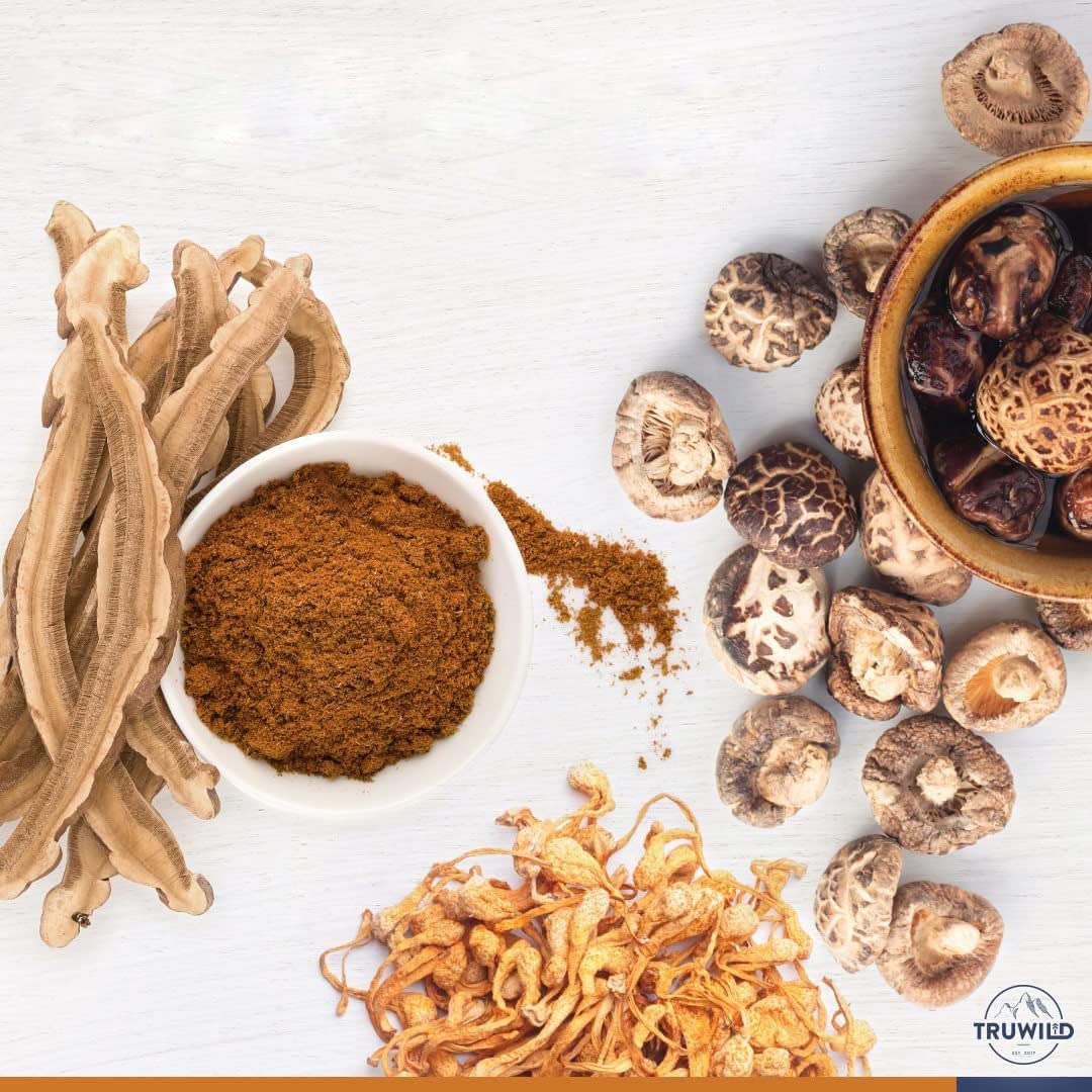 TruWild Adaptogen Blend with Cordyceps Maca Ashwagandha - Full Spectrum Mushroom TruWild Au supplements