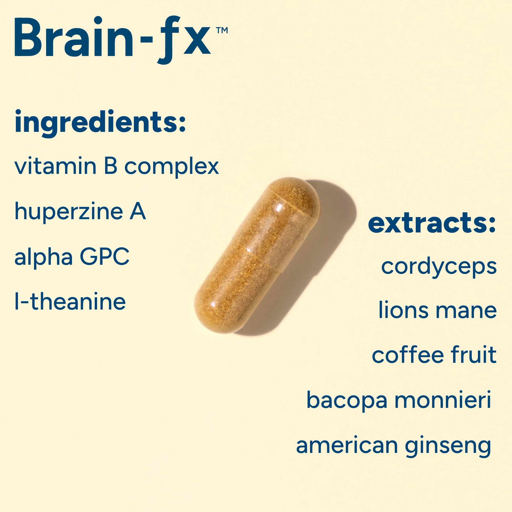 PPO Lab® Brain-fx™ Extended-Release Vitamins for Brain Health, Supplement for Memory and Focus with Nootropics, BDNF Factor, Methylated B Complex, L-Theanine, Lions Mane, Alpha GPC - 60 Capsules PPO Lab Au supplements