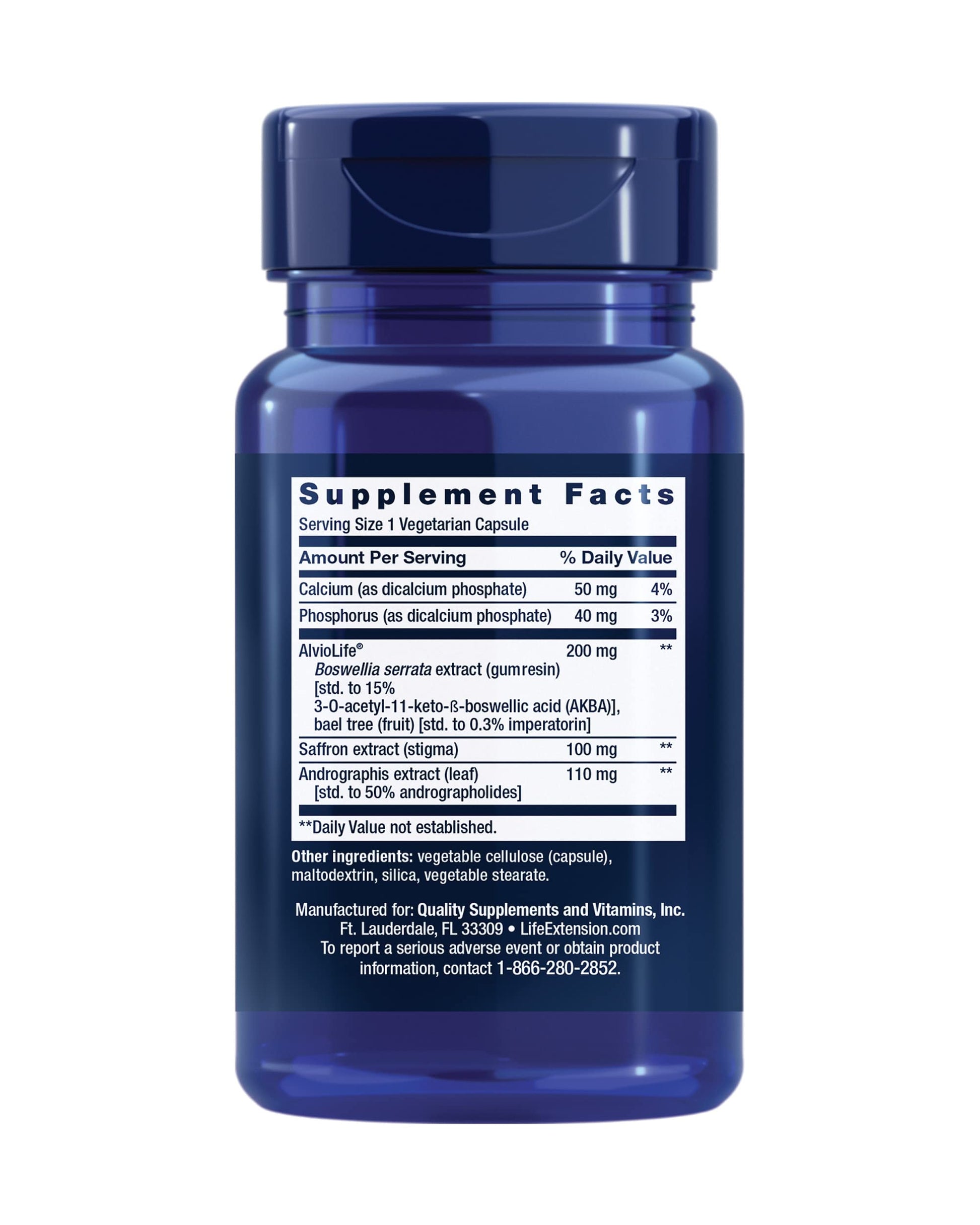 Life Extension Healthy Lungs, Respiratory Supplement, Lung Protection, Boswellia Serrata, Saffron Extract, Once-Daily, Gluten Free, Non-GMO, Vegetarian, 30 Capsules Life Extension Au supplements