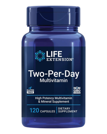 Life Extension Two-Per-Day Multivitamin, Vitamins B, C, D, zinc, Packed with Over 25 Vitamins, Minerals & extracts, Two-Month Supply Life Extension Au supplements