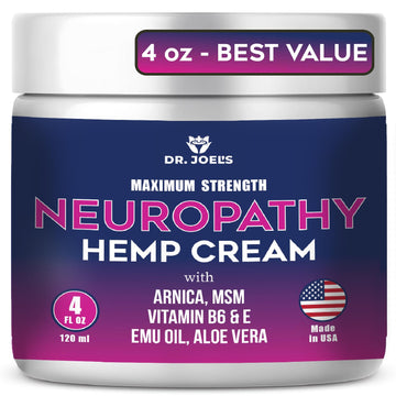 Dr. JOEL'S Neuropathy Nerve Relief Cream - Organic Neuropathy Support Cream for Feet, Hands, Legs and Toes - 4 OZ Value Pack- Made in USA Dr. JOEL'S Au supplements
