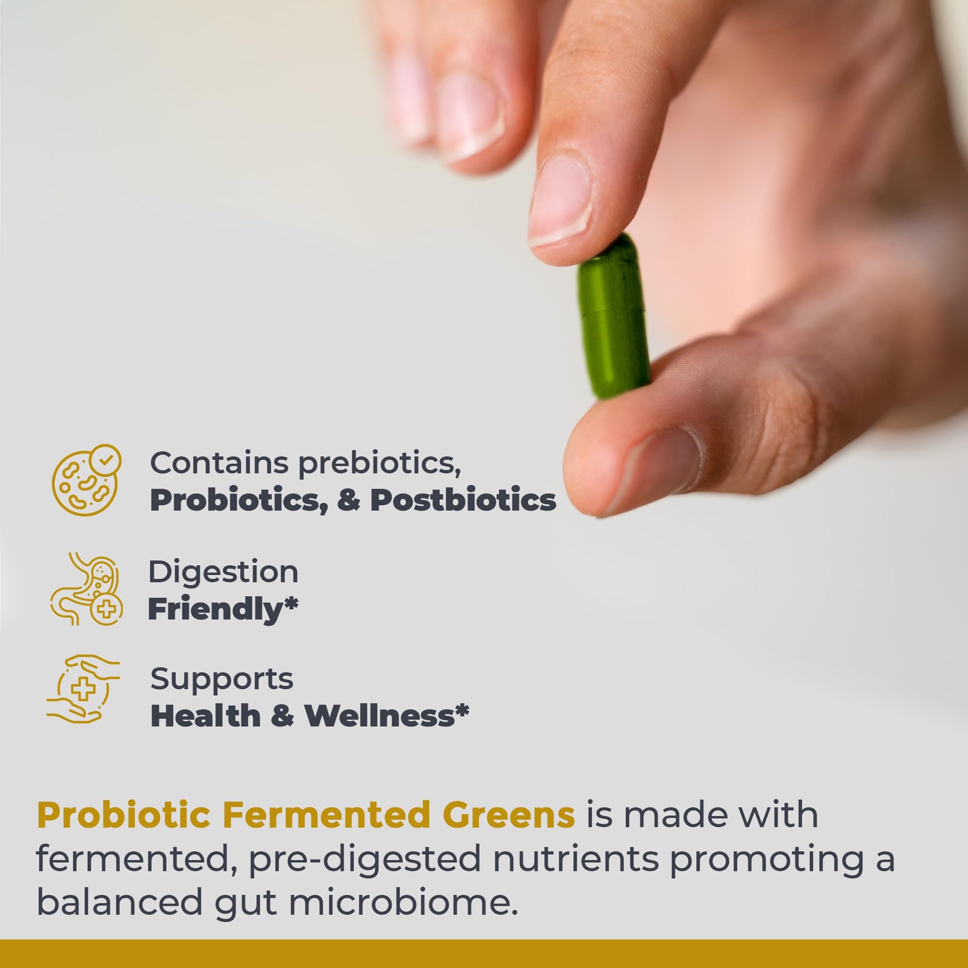 Premier Research Labs Probiotic Fermented Greens - Super Greens Supplement, Superfood Blend, Organic Vitamins with Probiotic - Daily Greens with Spinach, Chlorella, & More - 150 Powder Filled Capsules Premier Research Labs Au supplements
