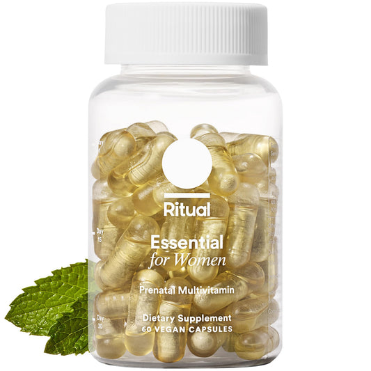 Ritual Prenatal Multivitamin for Women - Key Essential Vitamins and Minerals to Support Mom and Baby During Pregnancy* - Folate, Choline, Omega-3 DHA, Iron RitualUS supplements