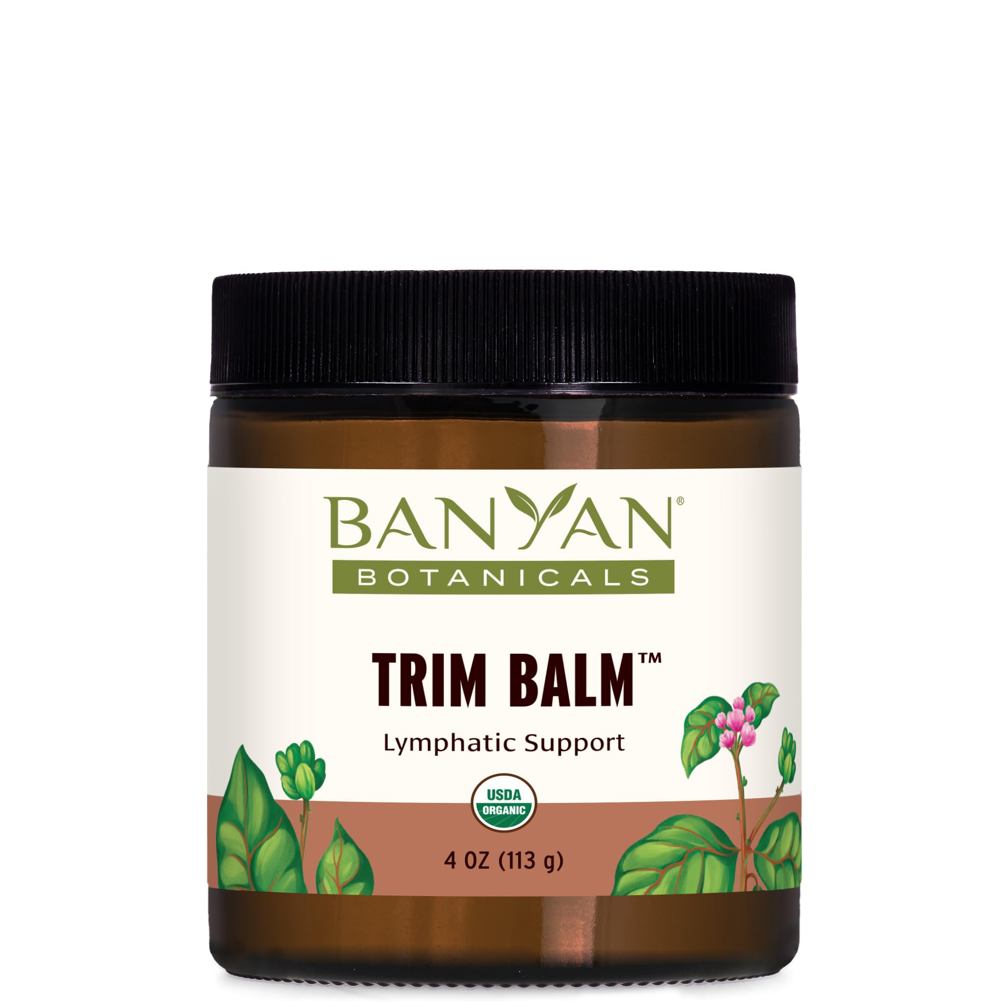 Banyan Botanicals Trim Balm - Certified Organic, 4 oz - Chitrak and Guggulu Increases Metabolism Banyan Botanicals Au supplements