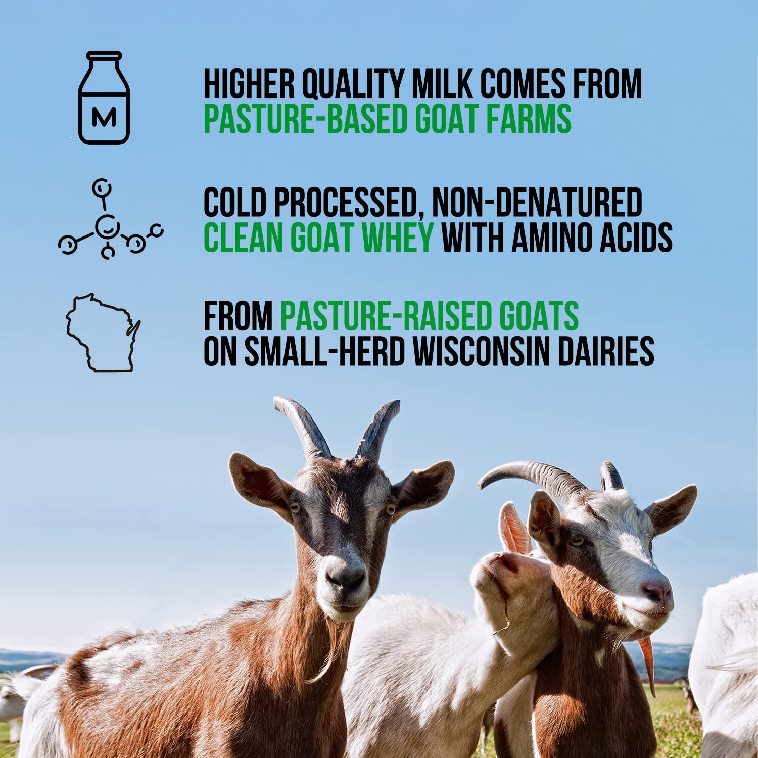 NAKED nutrition Naked Goat - Pasture Fed Goat Whey Protein Powder from Small-Herd NAKED Au supplements