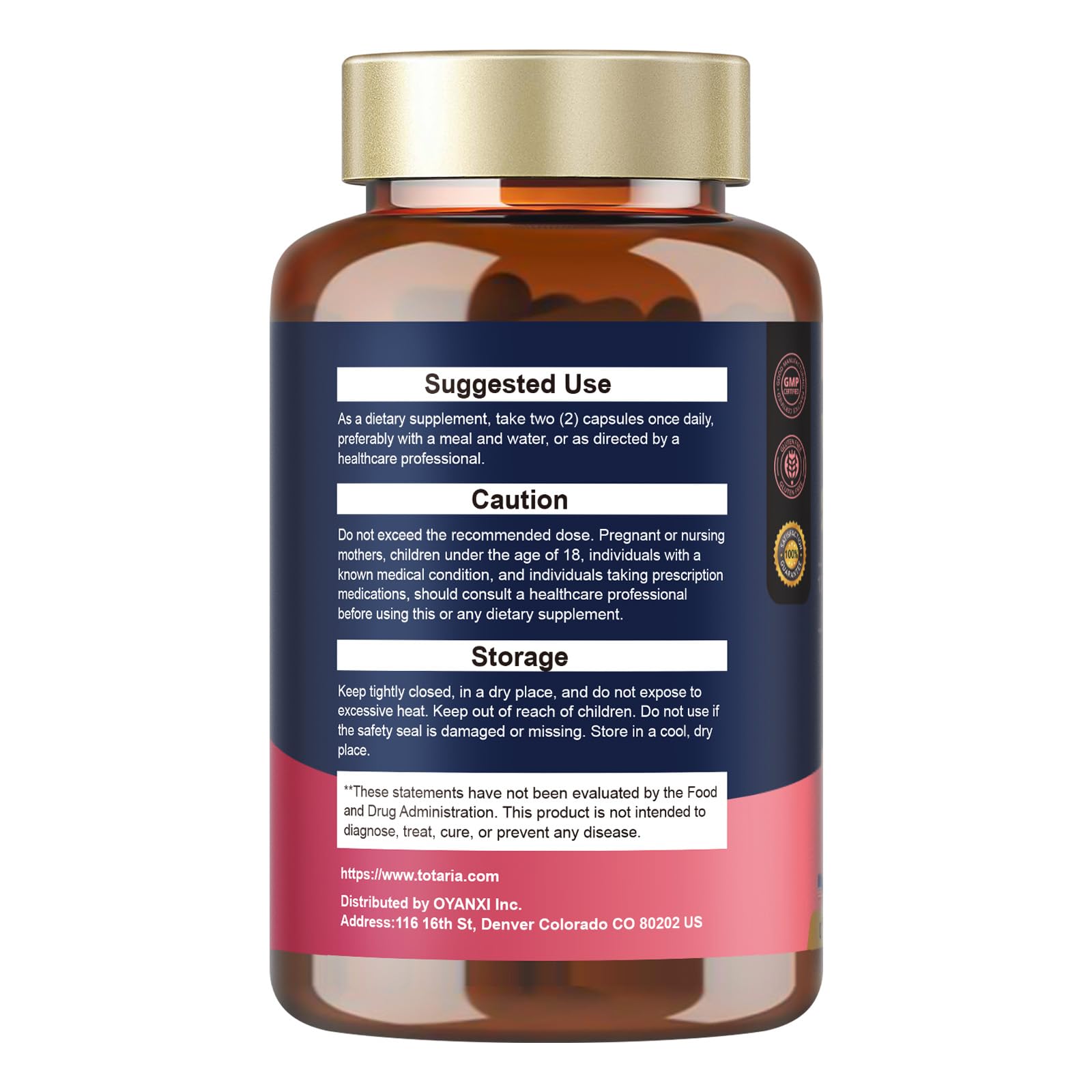 Totaria Probiotics for Women, 120 Billion Women Probiotic, with Akkermansia, Digestive Enzymes & Prebiotics, Cranberry, D-Mannose, for Gut, Vaginal, Urinary, Immune, PH Balance, 120 Vegan Capules Totaria Au supplements