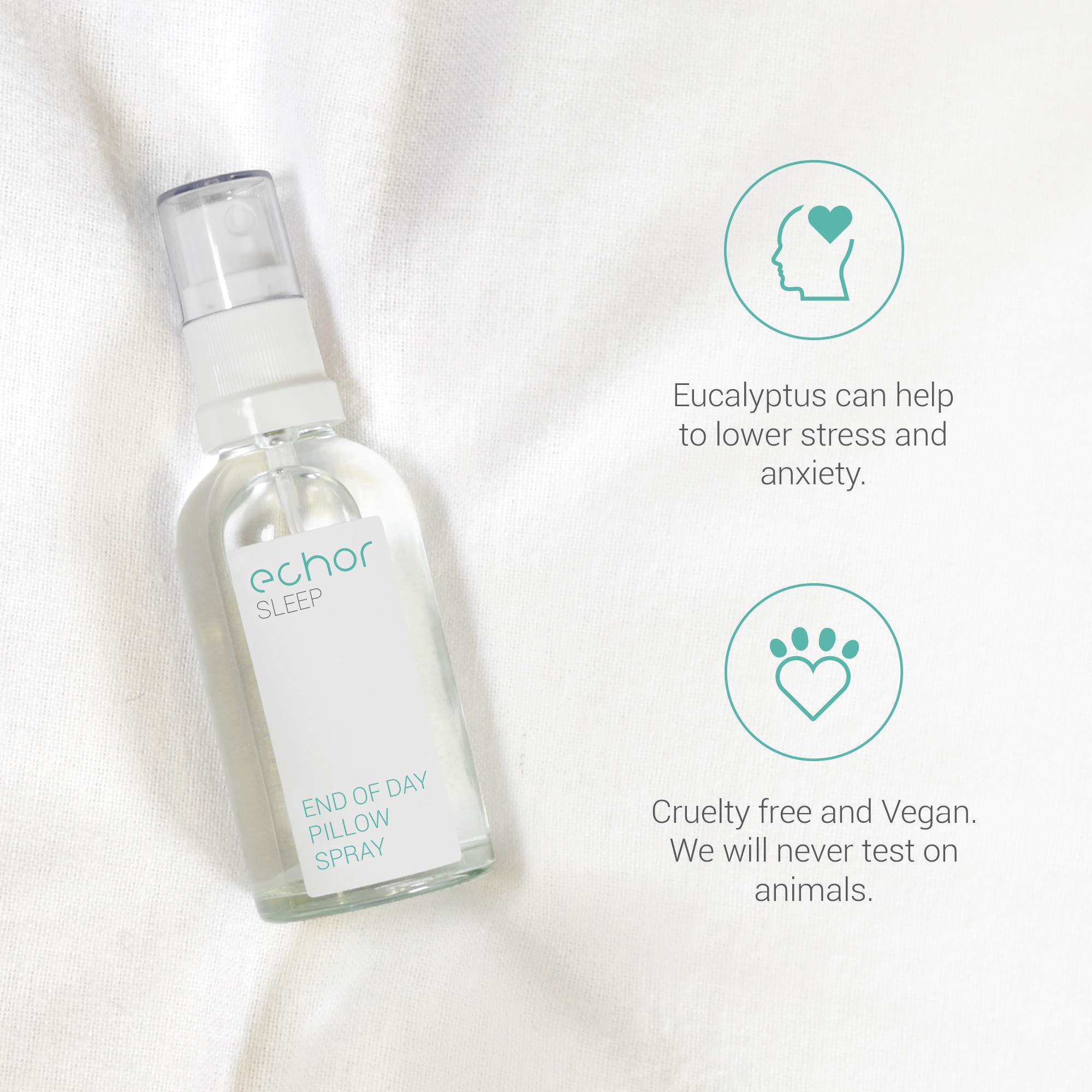 Echor Sleep Pillow Spray. Long Lasting Room Mist/Pillow Mist, Natural Sleep Aid 100% Pure Blend Echor Au supplements