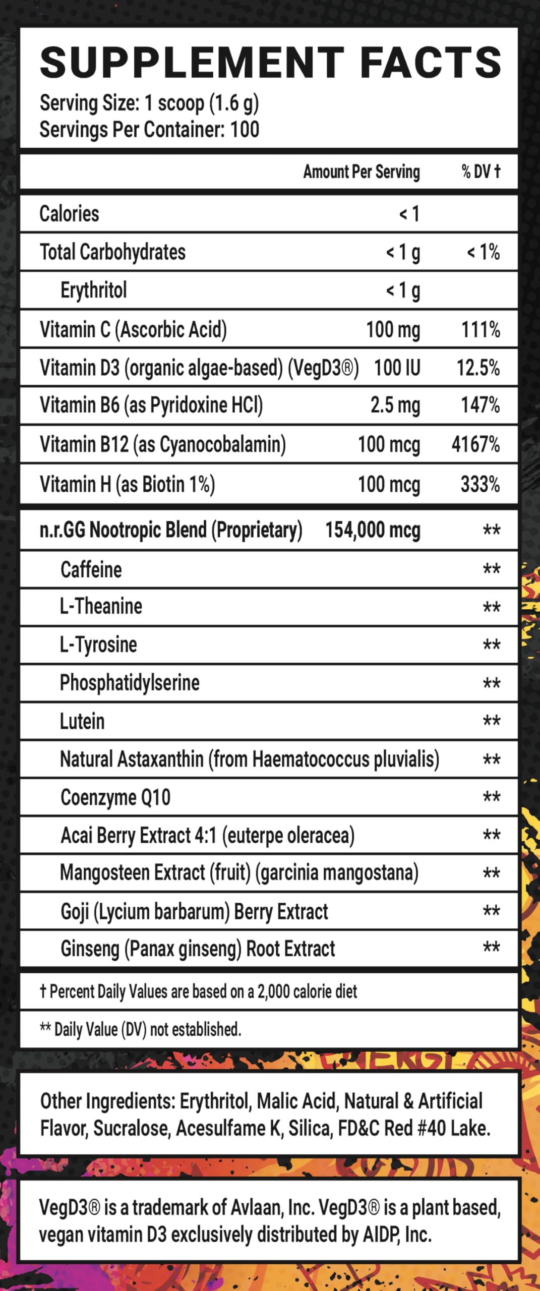 Gamer Supps GG Energy - Dragonfruit Punch (100 Servings) - Keto Friendly Gaming Energy and Nootropic Blend, Sugar Free + Organic Caffeine + Vitamins, Powder Drink Gamer Supps Au supplements