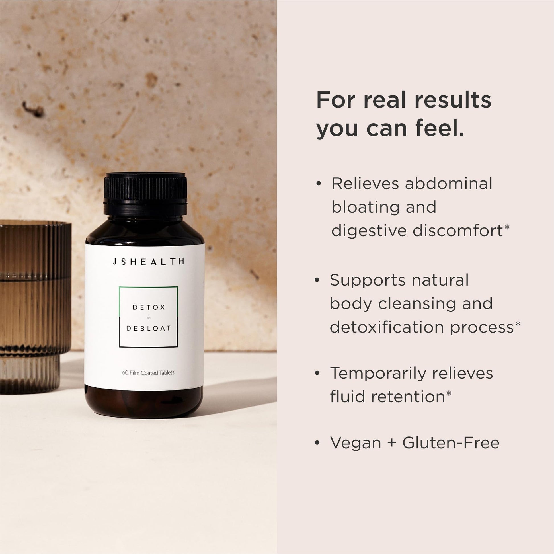 JSHealth Vitamins Detox and Debloat Liver Health Formula | Liver Detox Pills | Debloating JSHealth Au supplements