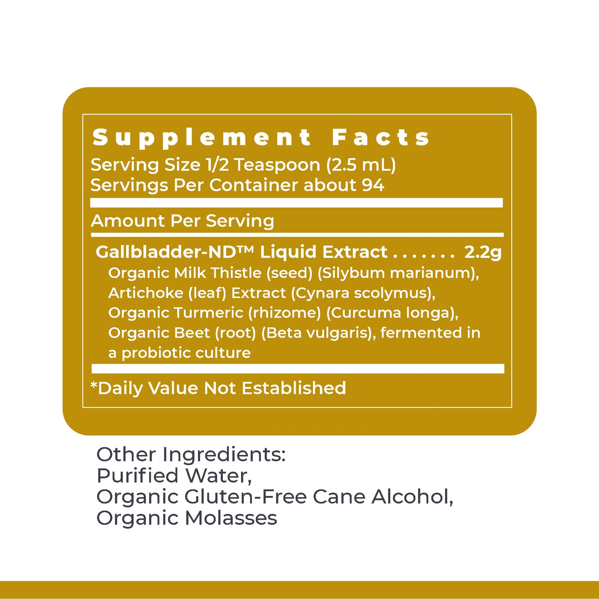 Premier Research Labs Fermented Gallbladder-ND - Gallbladder Cleanse, Milk Thistle and Artichoke Extract, Milk Thistle Liquid Drops, Tincture Supplement with Antioxidants, Turmeric - 8 Fl Oz Bottle Premier Research Labs Au supplements