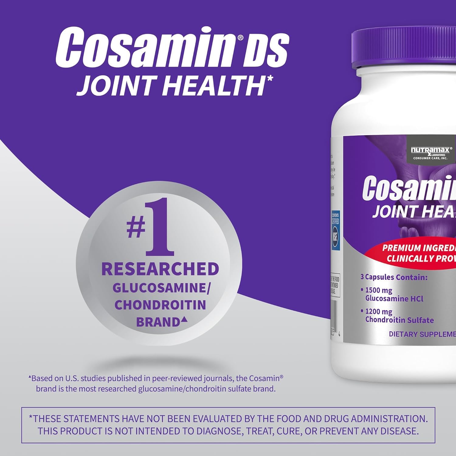Cosamin DS for Joint Health Comfort & Mobility, 2 Count Cosamin DS Au supplements