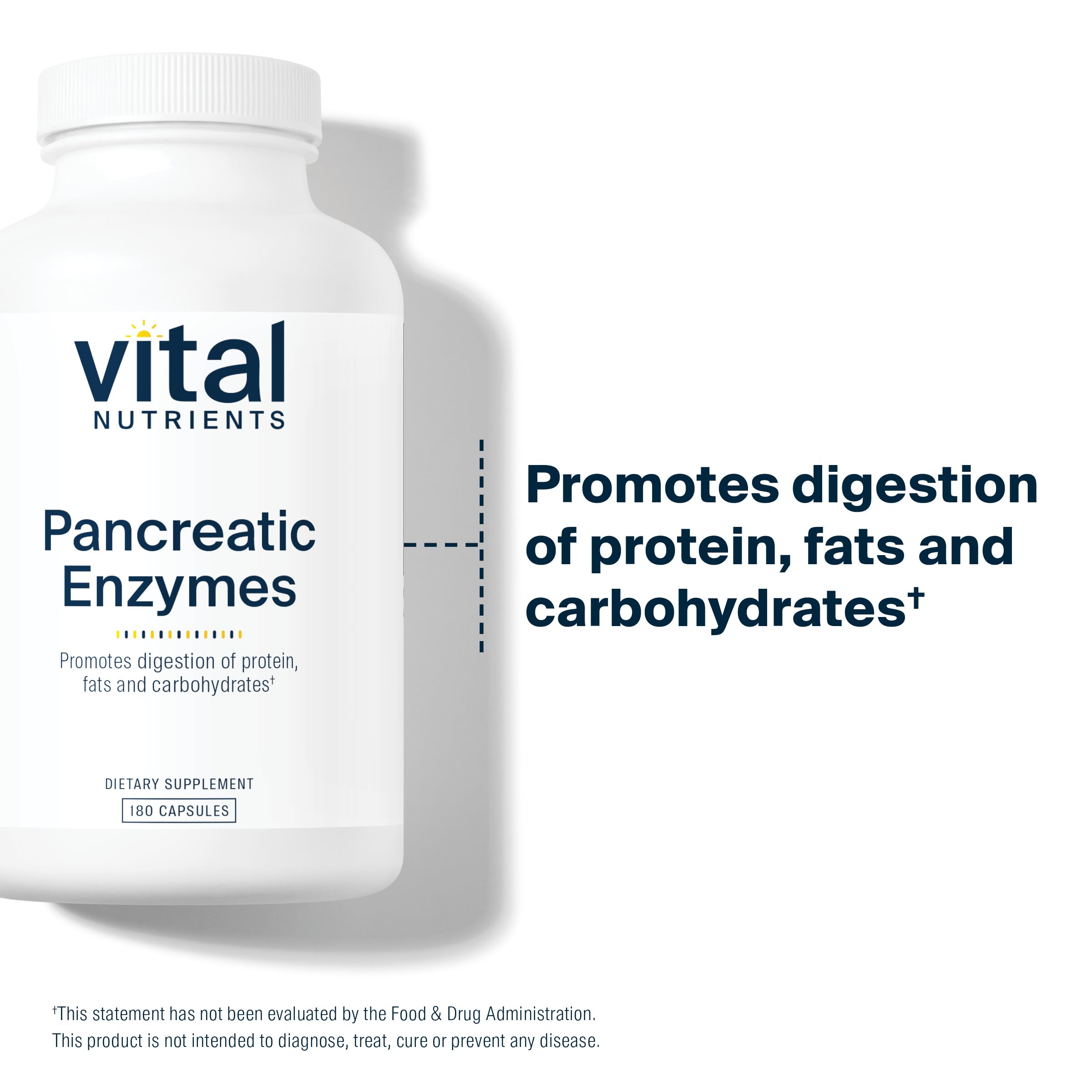 Vital Nutrients Pancreatic Enzymes 1000mg (Full Strength) | Pancreatin Digestion Supple Vital Nutrients Au supplements