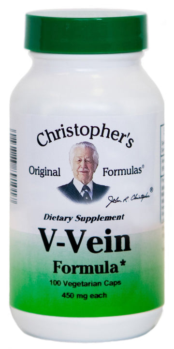 Christopher's Original Formulas V-Vein – 100 Vegetarian Capsules – Unique Herbal Blend – Developed by Master Herbalist David Christopher Christopher's Original Formulas Au supplements
